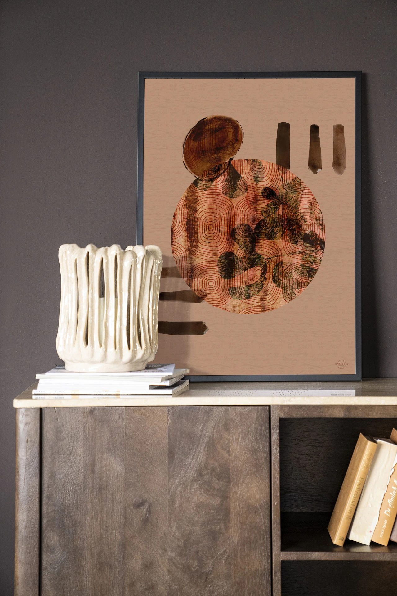 Wandkleed Wabi-Sabi Lifelines - Urban Cotton