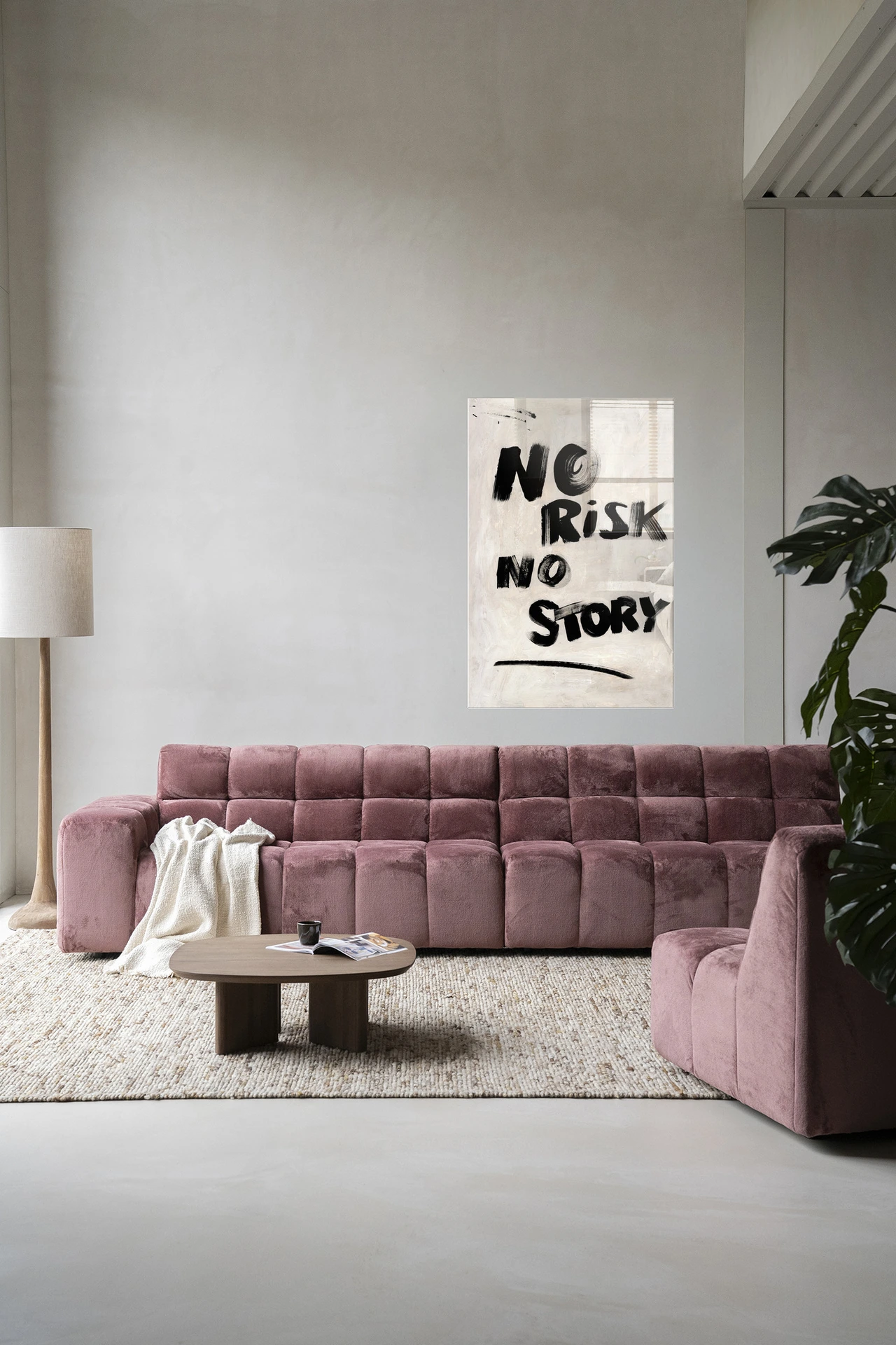 Wandkleed No Risk, No Story - Urban Cotton