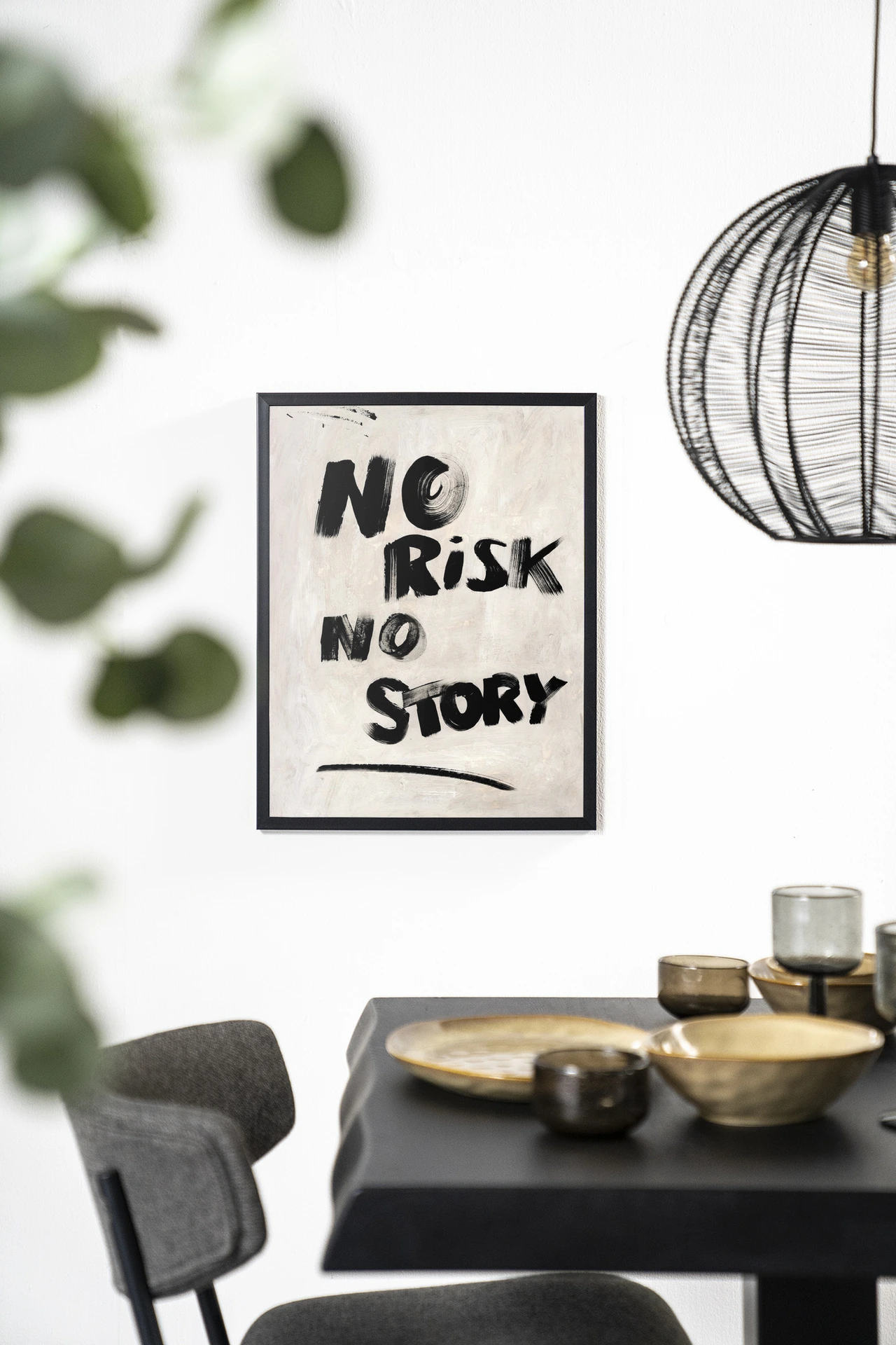 Wandkleed No Risk, No Story - Urban Cotton
