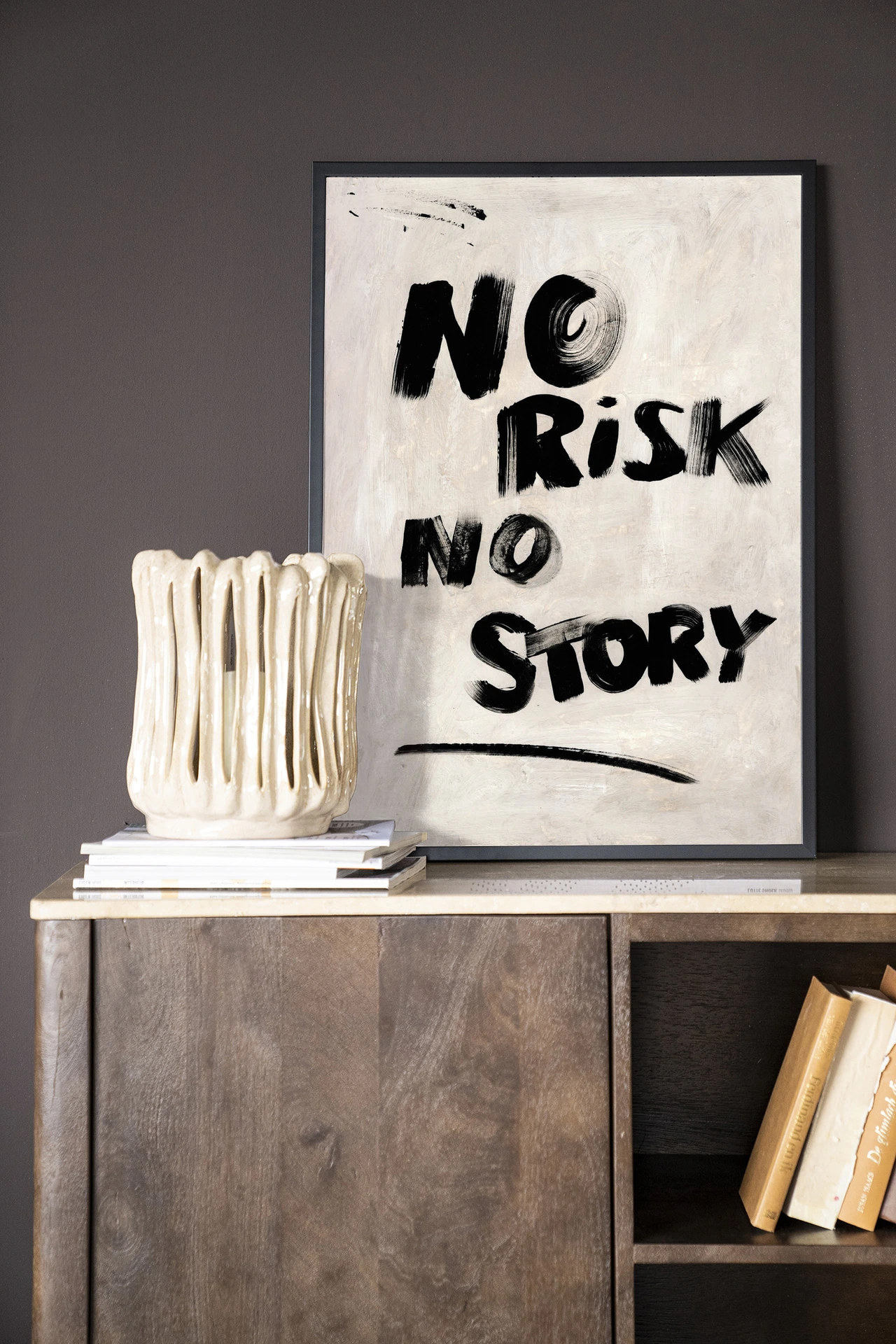 Wandkleed No Risk, No Story - Urban Cotton