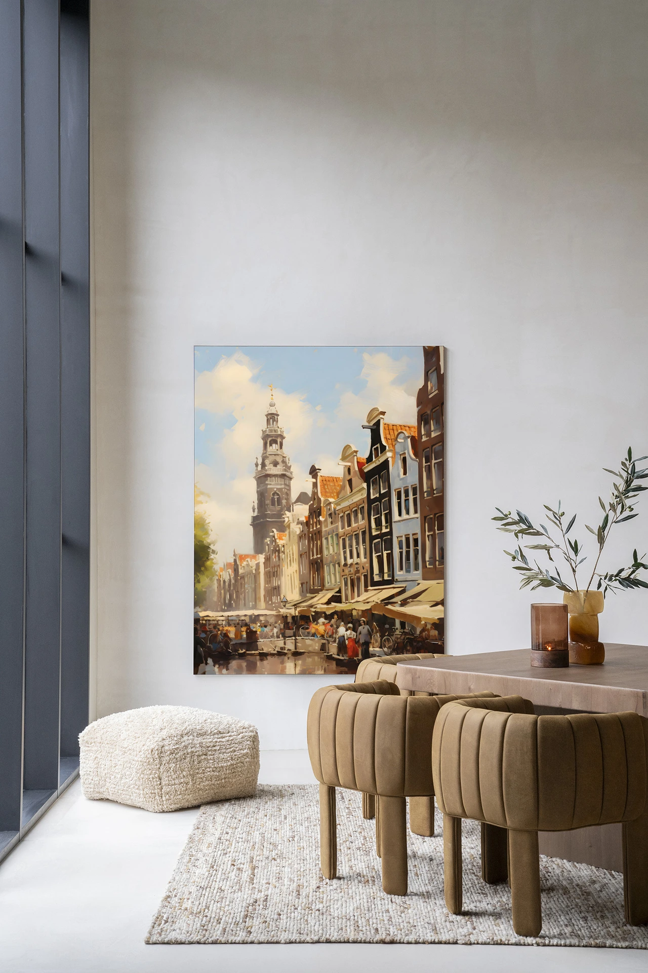 Wandkleed Amsterdam - Urban Cotton