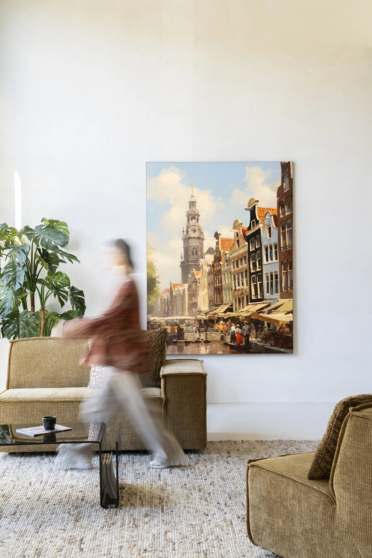 Wandkleed Amsterdam - Urban Cotton