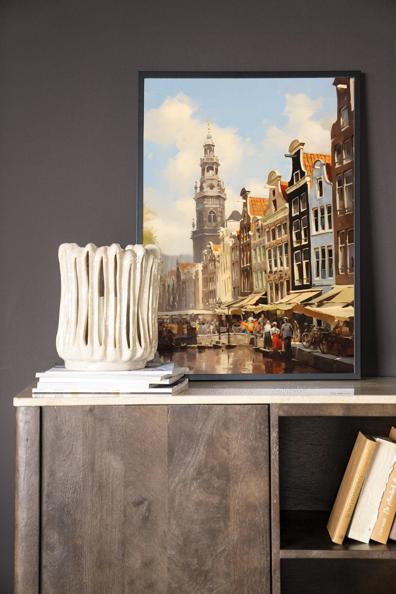 Wandkleed Amsterdam - Urban Cotton
