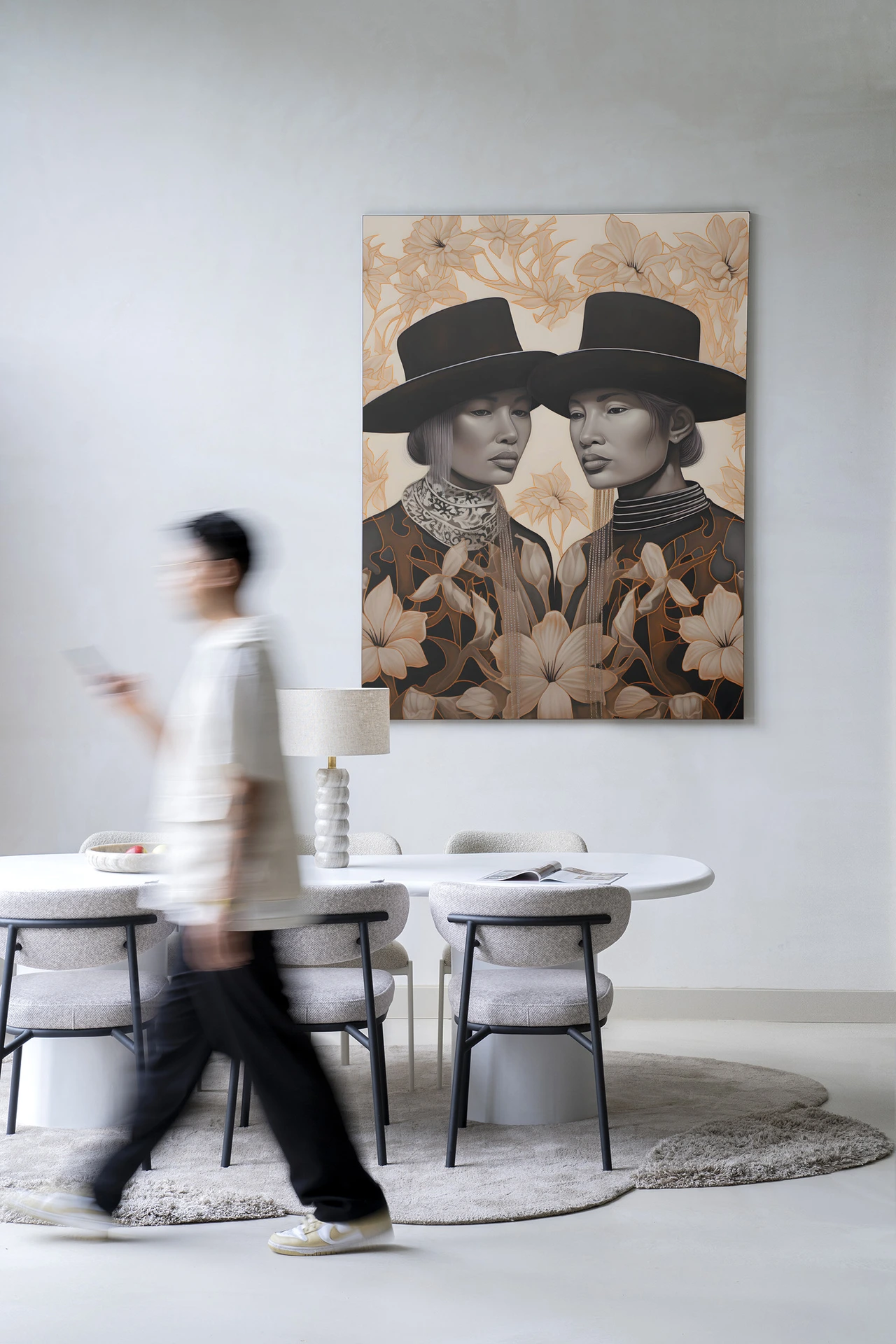 Wandkleed Lady Garden - Urban Cotton