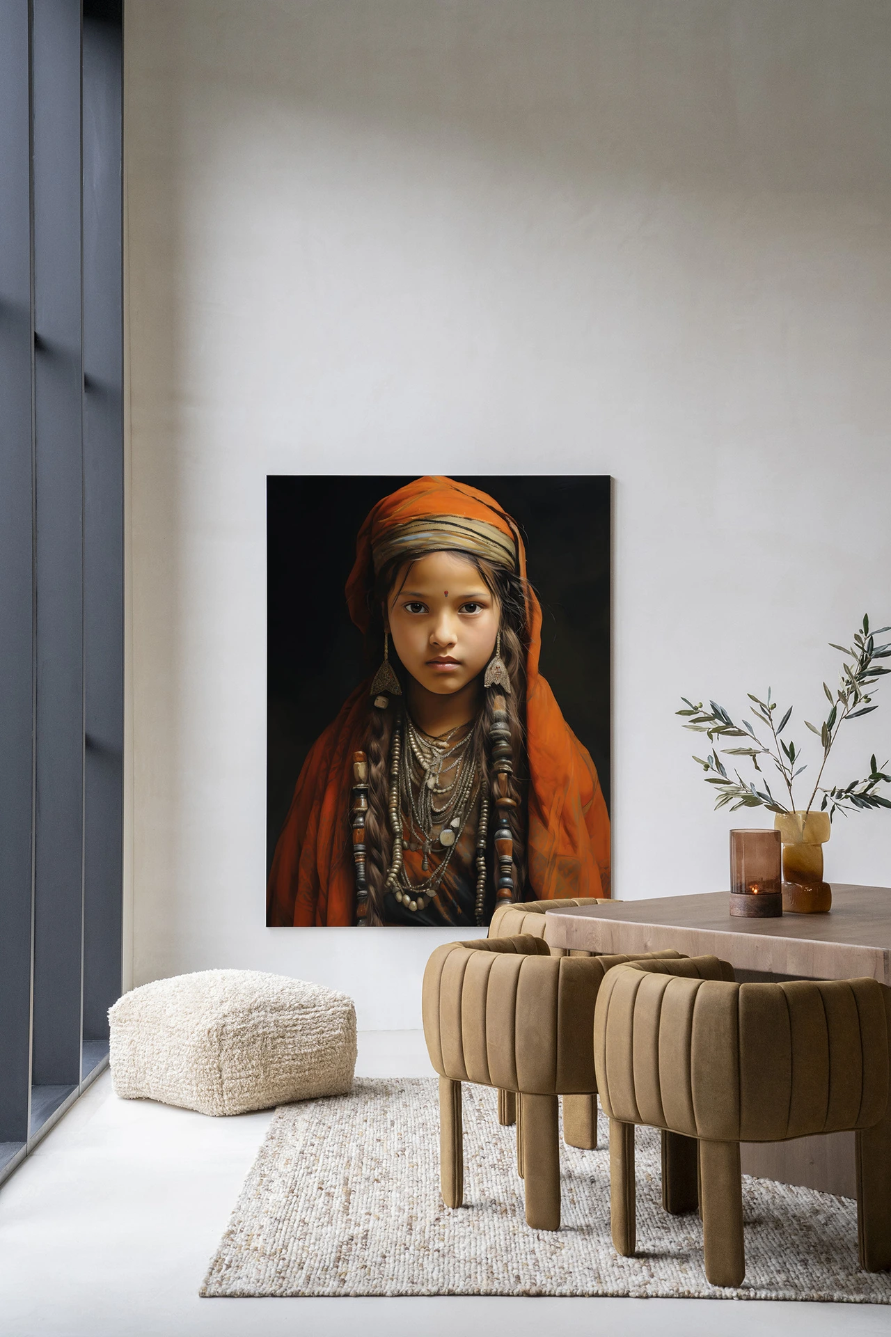 Wandkleed Traditional Girl - Urban Cotton