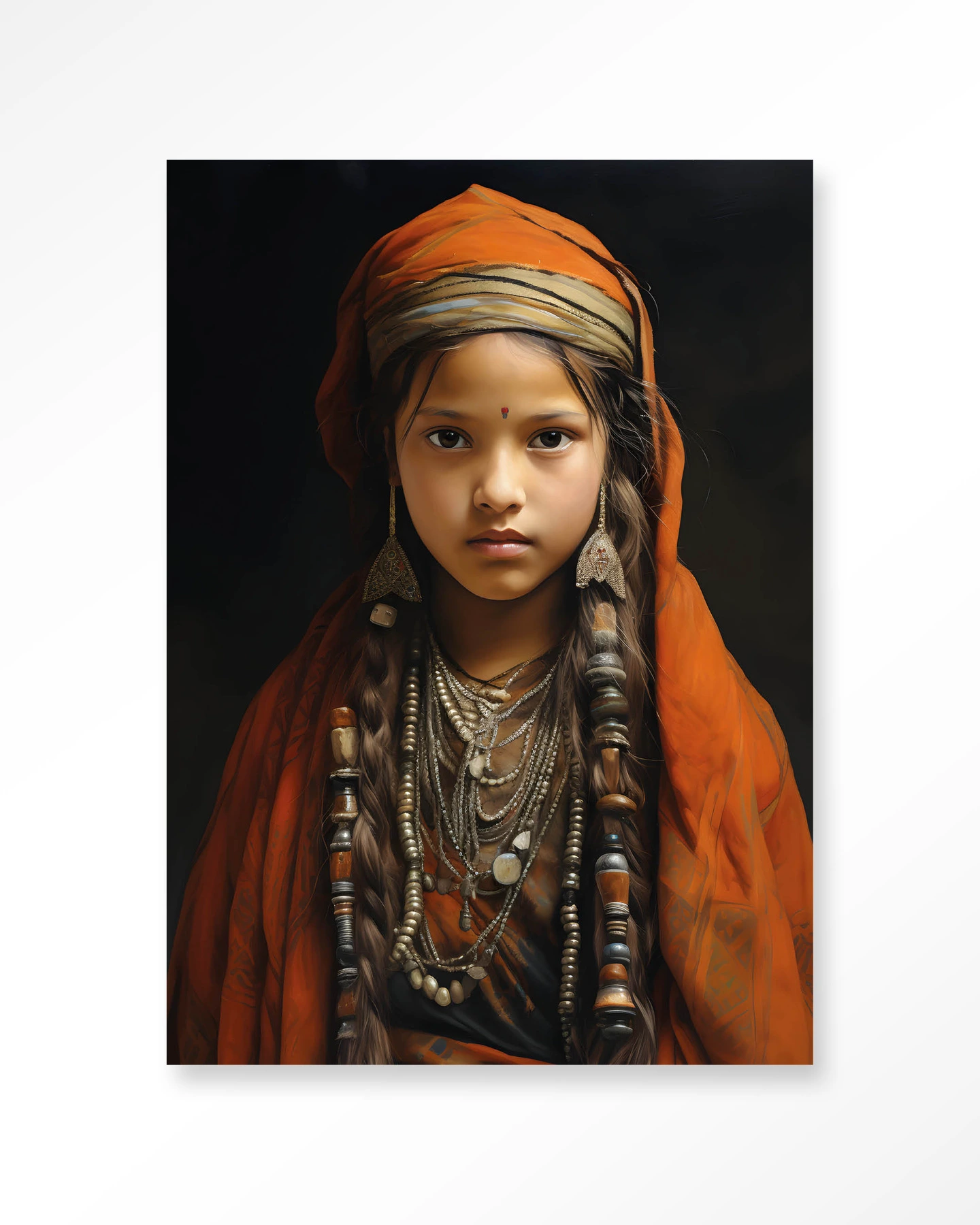 Wandkleed Traditional Girl - Urban Cotton