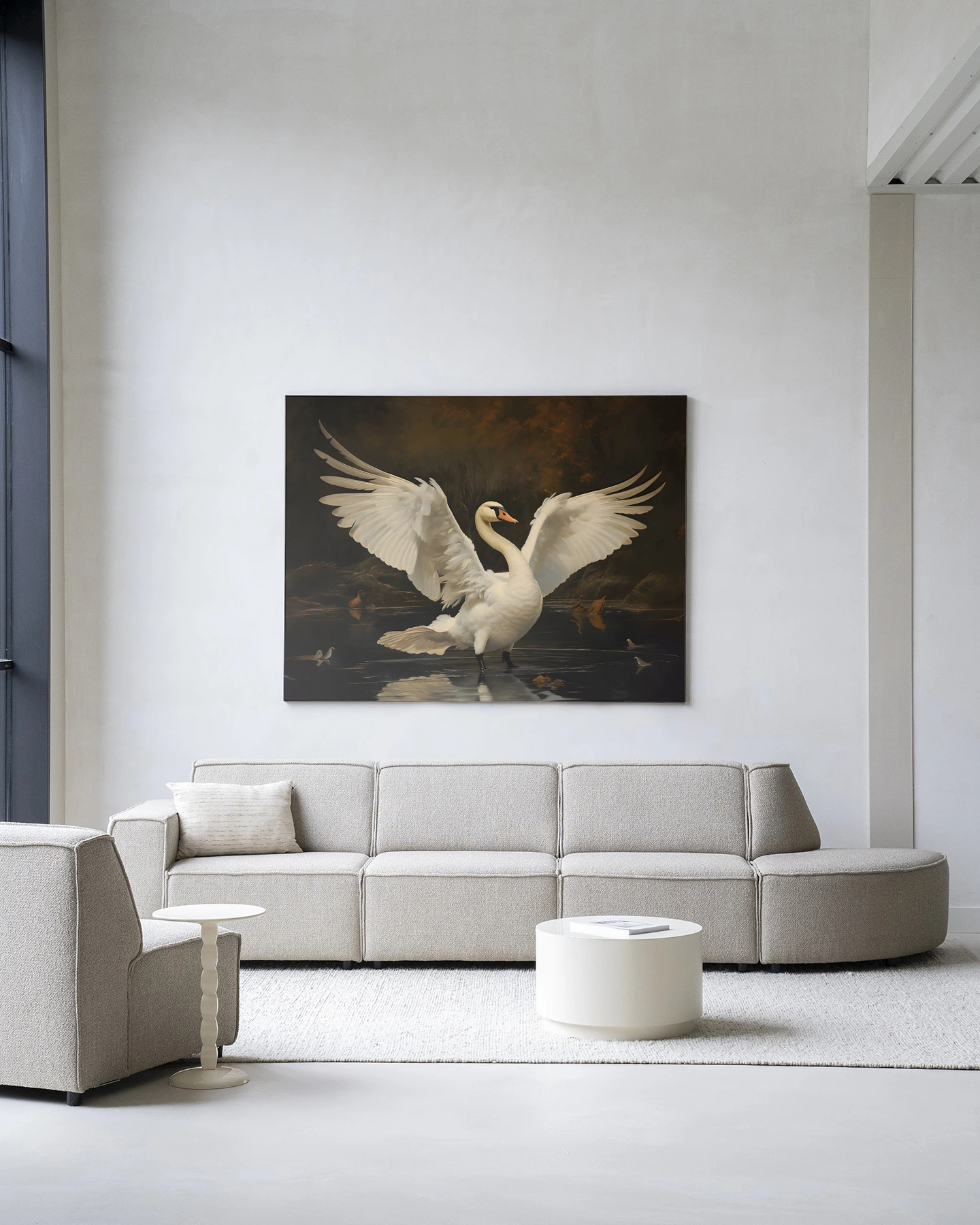 Wandkleed Swan Lake - Urban Cotton