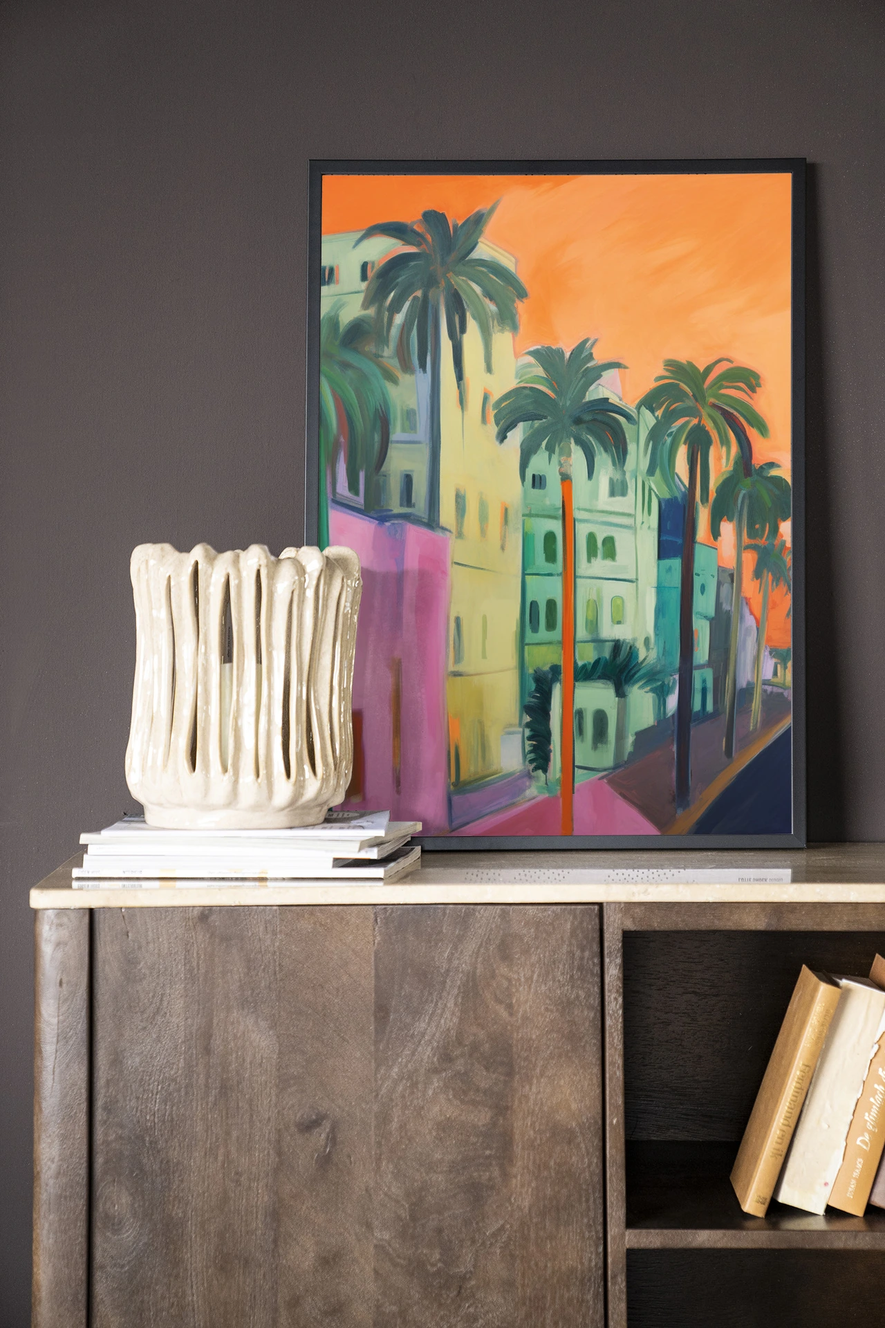 Wandkleed Palm Street - Urban Cotton