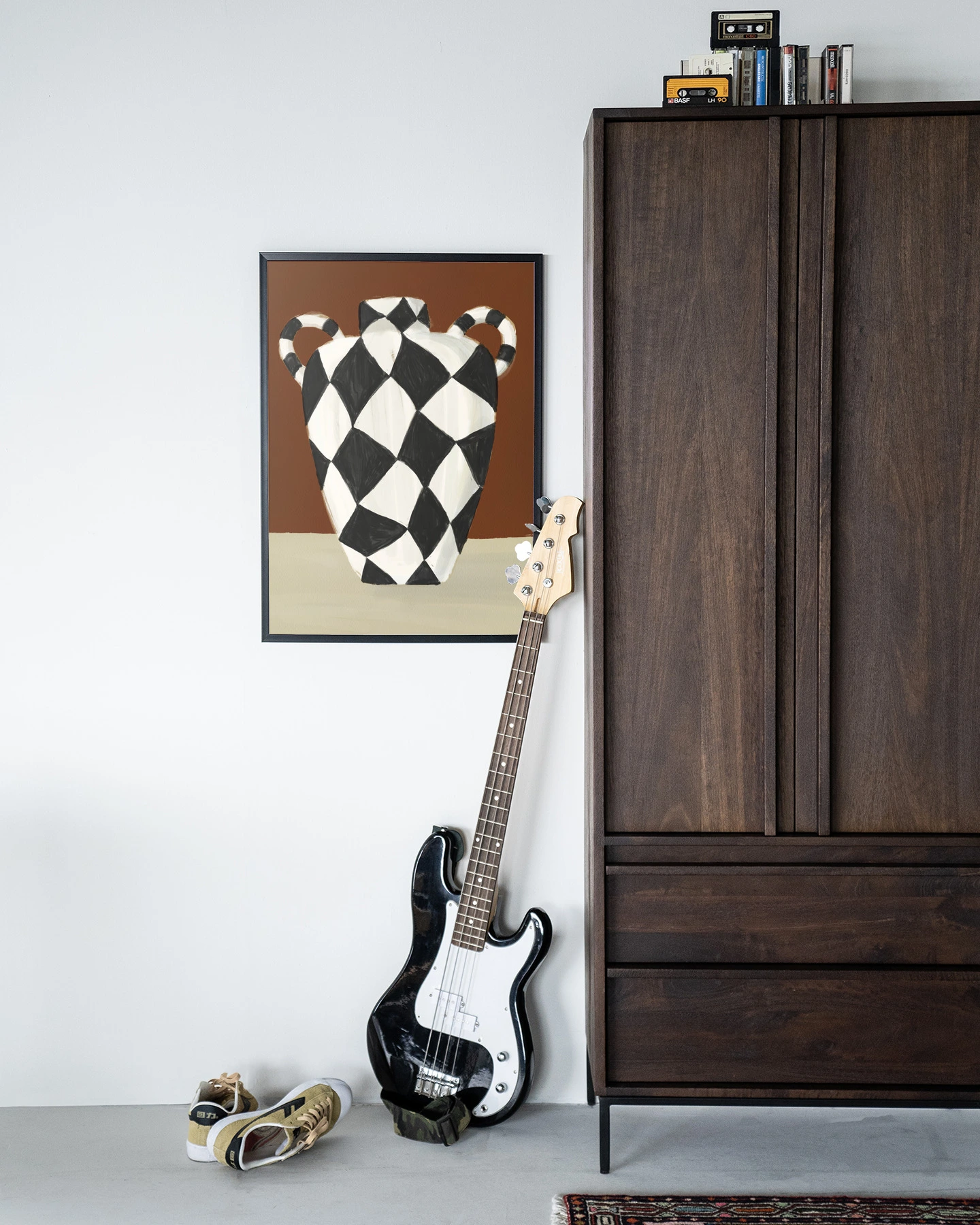 Wandkleed Vivid Vase 01 - Urban Cotton