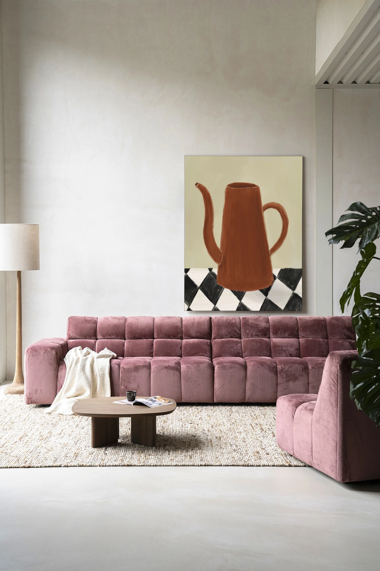 Wandkleed Vivid Vase 02 - Urban Cotton
