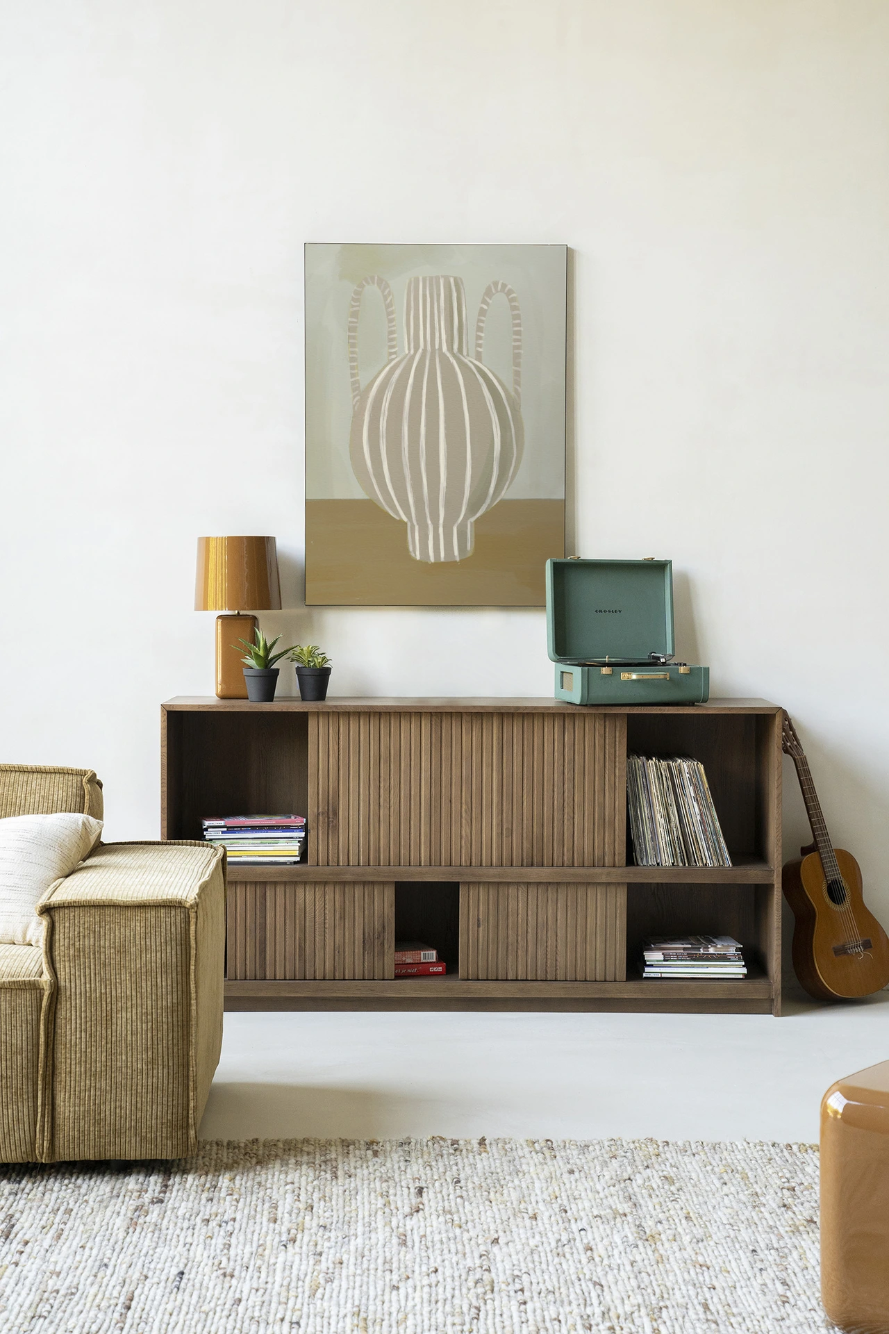 Wandkleed Vivid Vase 04 - Urban Cotton