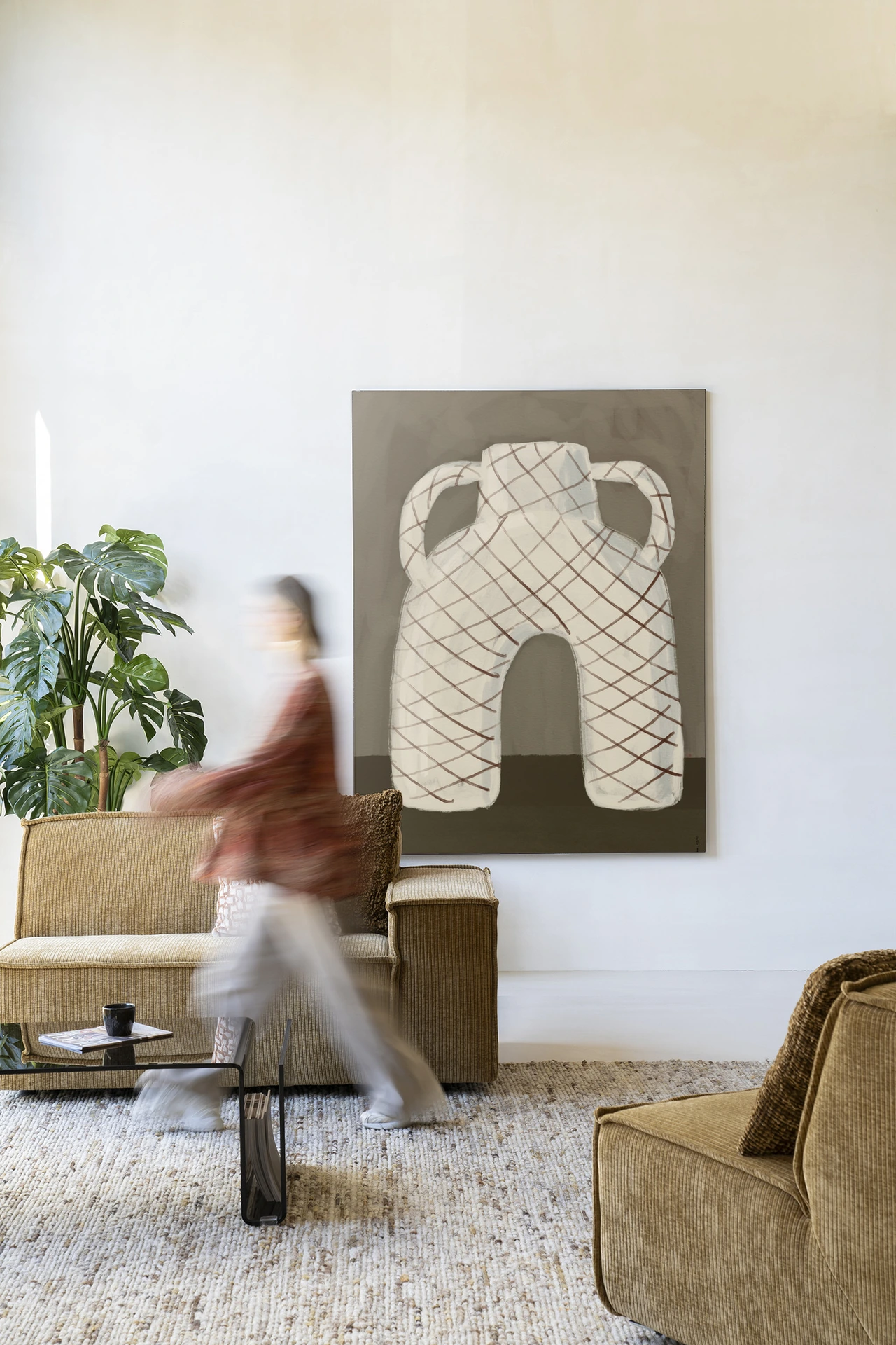 Wandteppich Vivid Vase 05 - Urban Cotton
