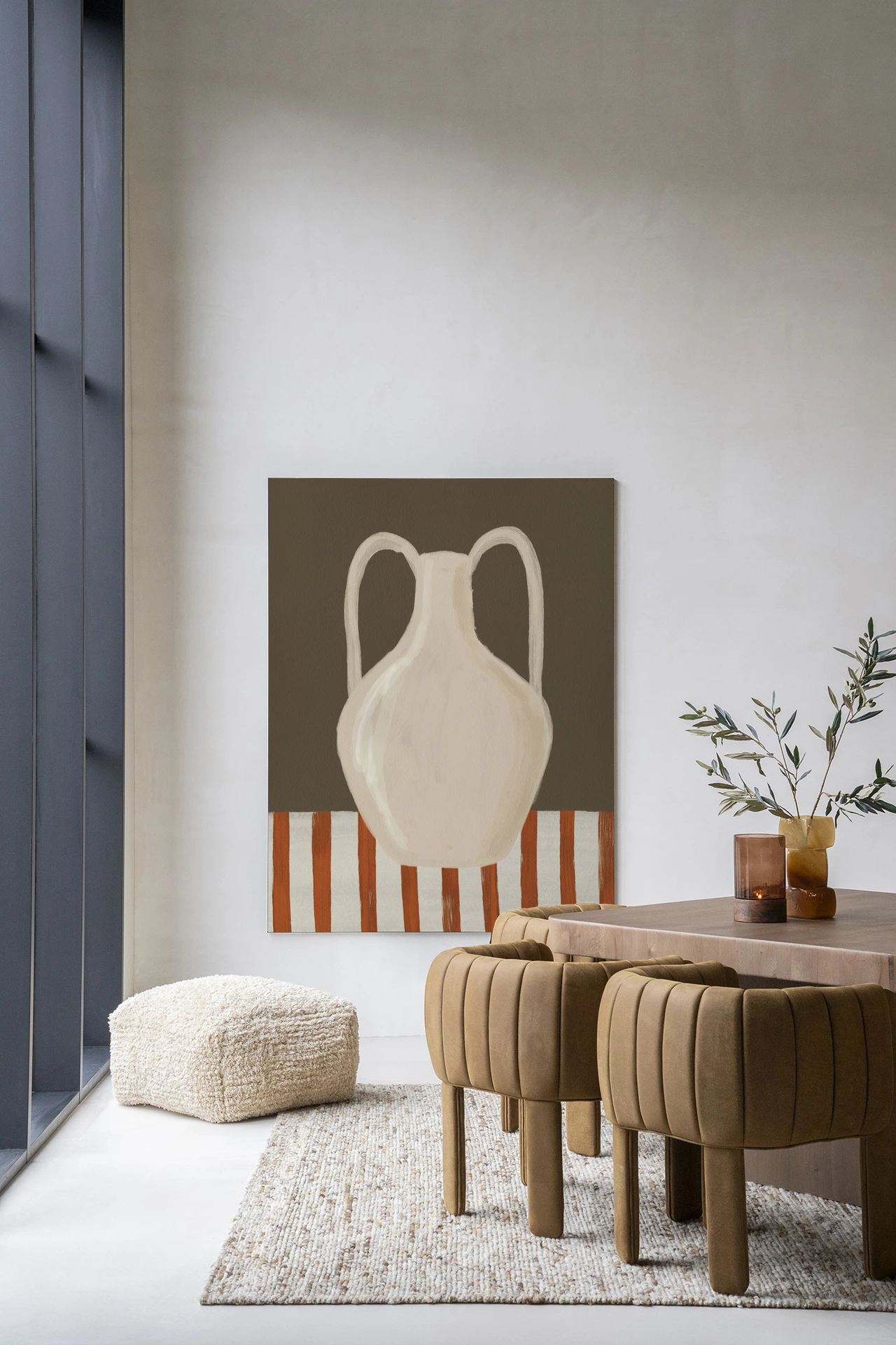 Wandkleed Vivid Vase 06 - Urban Cotton