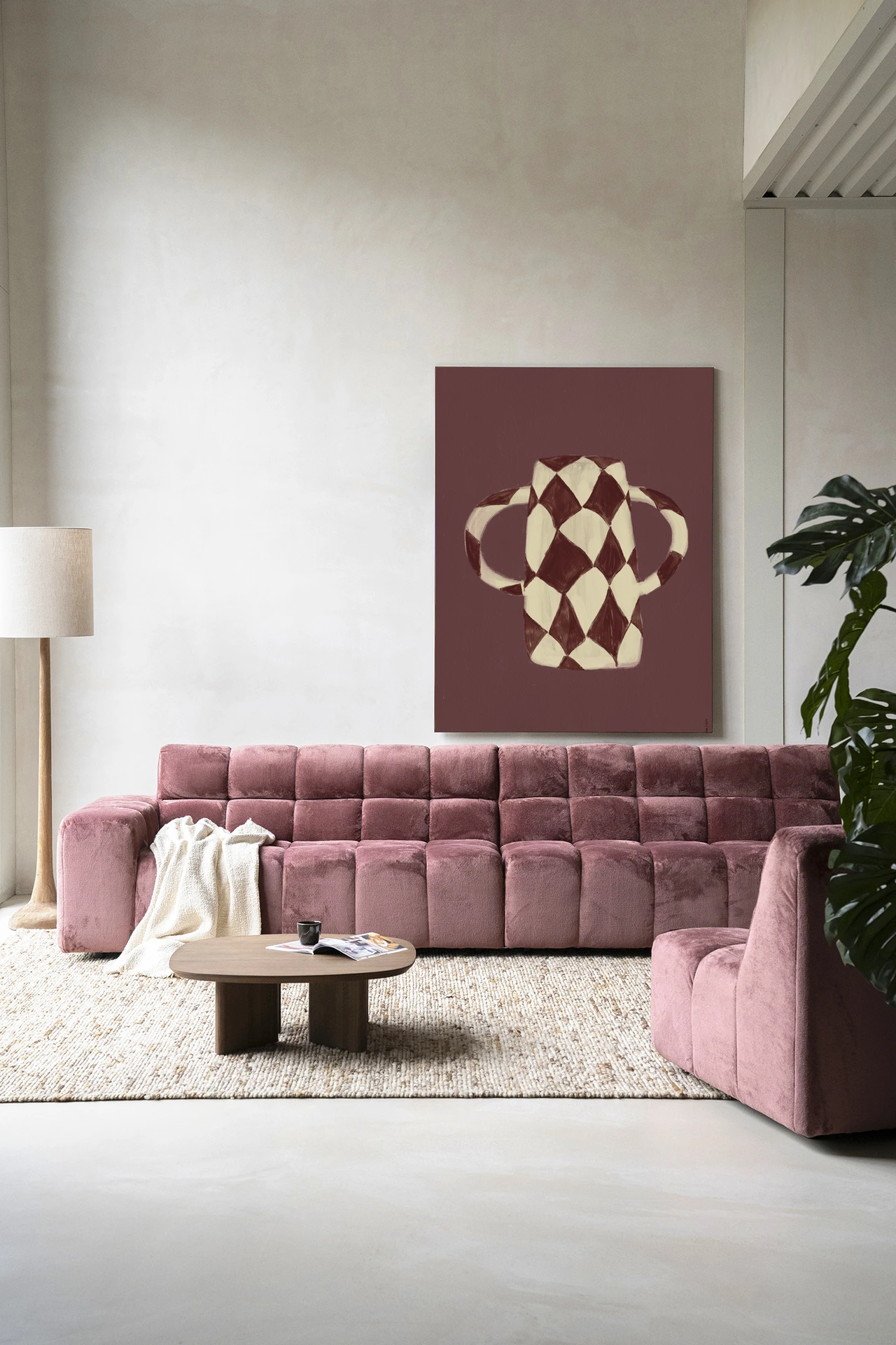 Wandkleed Vivid Vase 07 - Urban Cotton