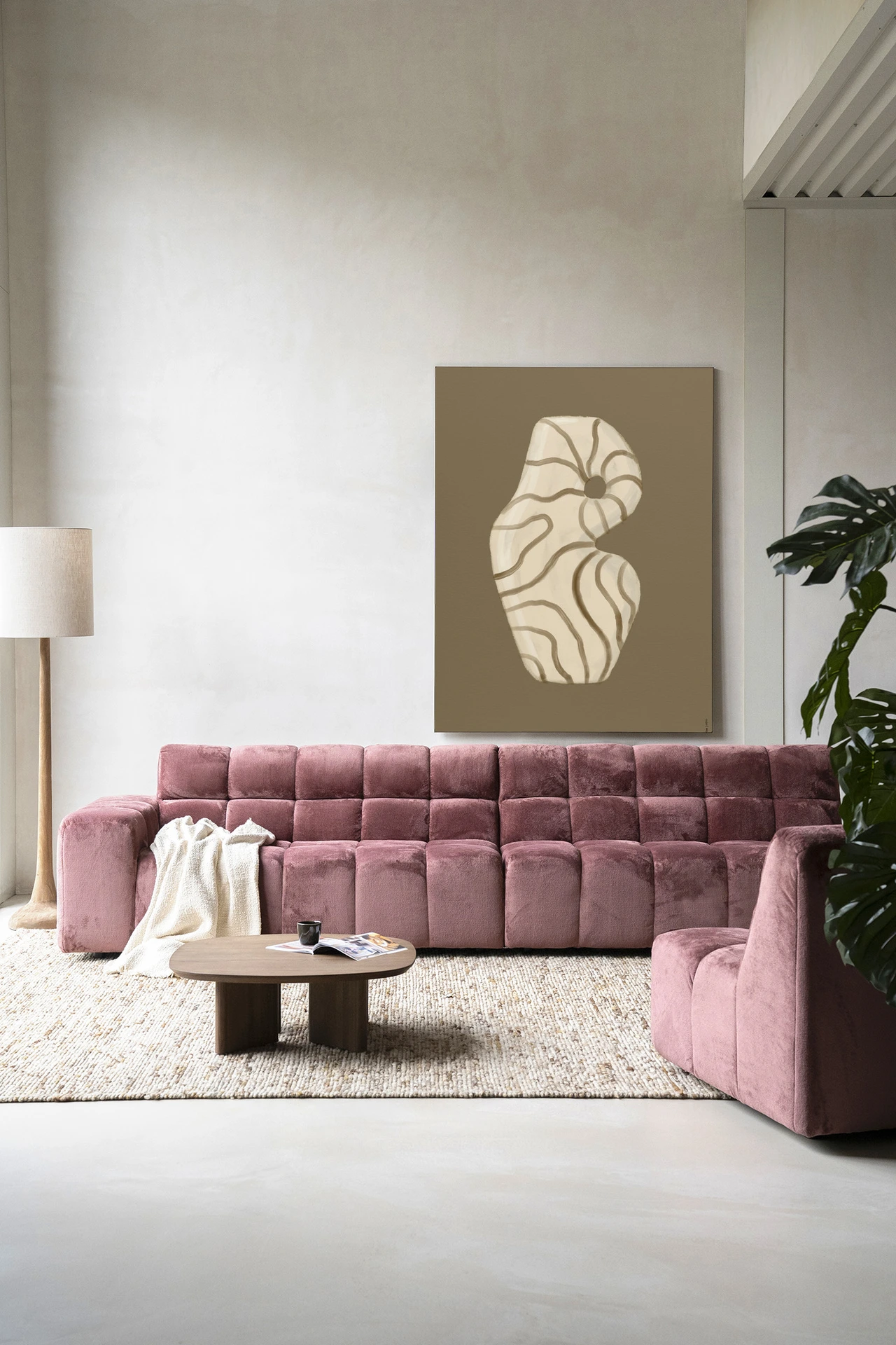 Wandkleed Vivid Vase 09 - Urban Cotton