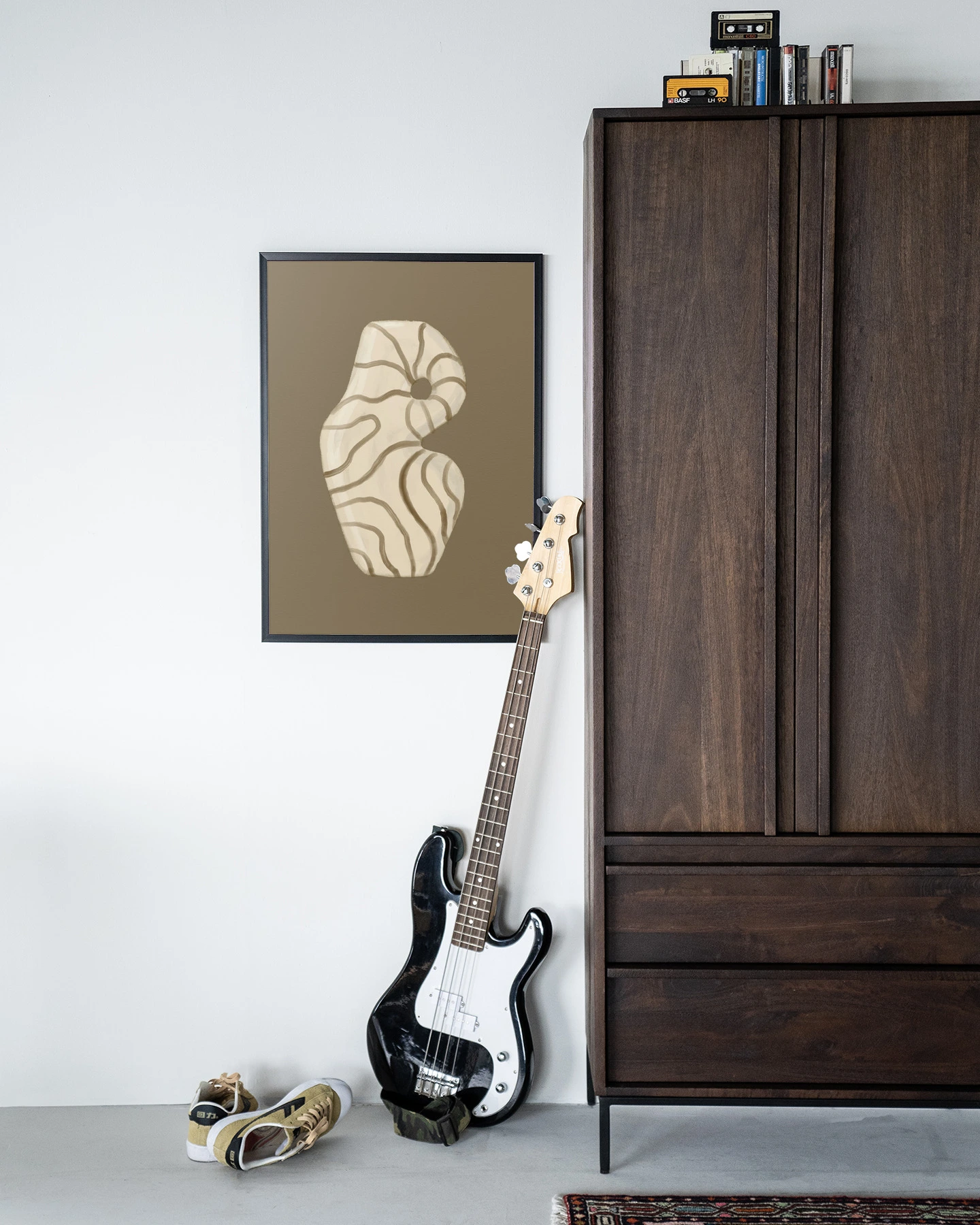 Wandkleed Vivid Vase 09 - Urban Cotton