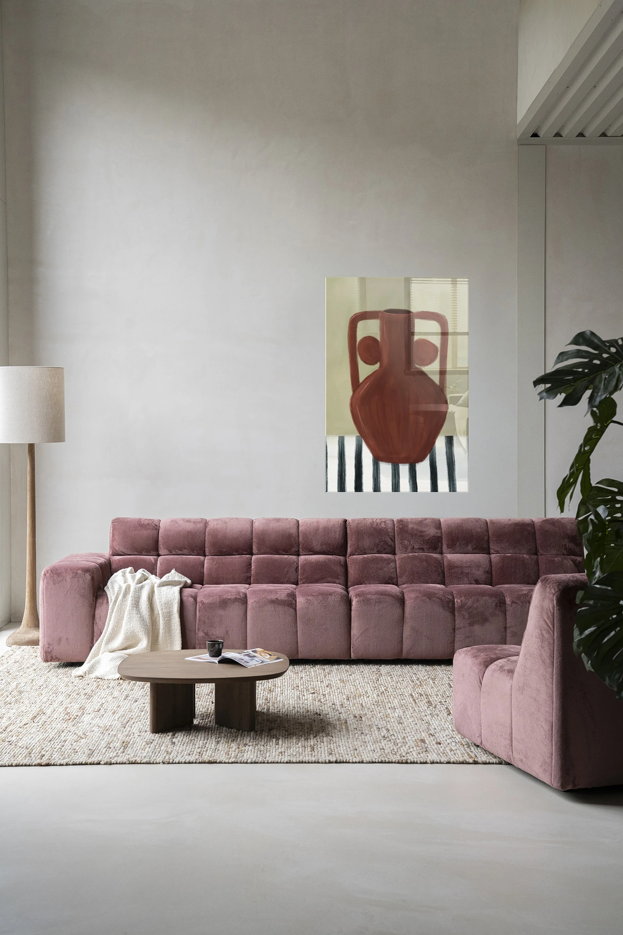 Wandkleed Vivid Vase 10 - Urban Cotton