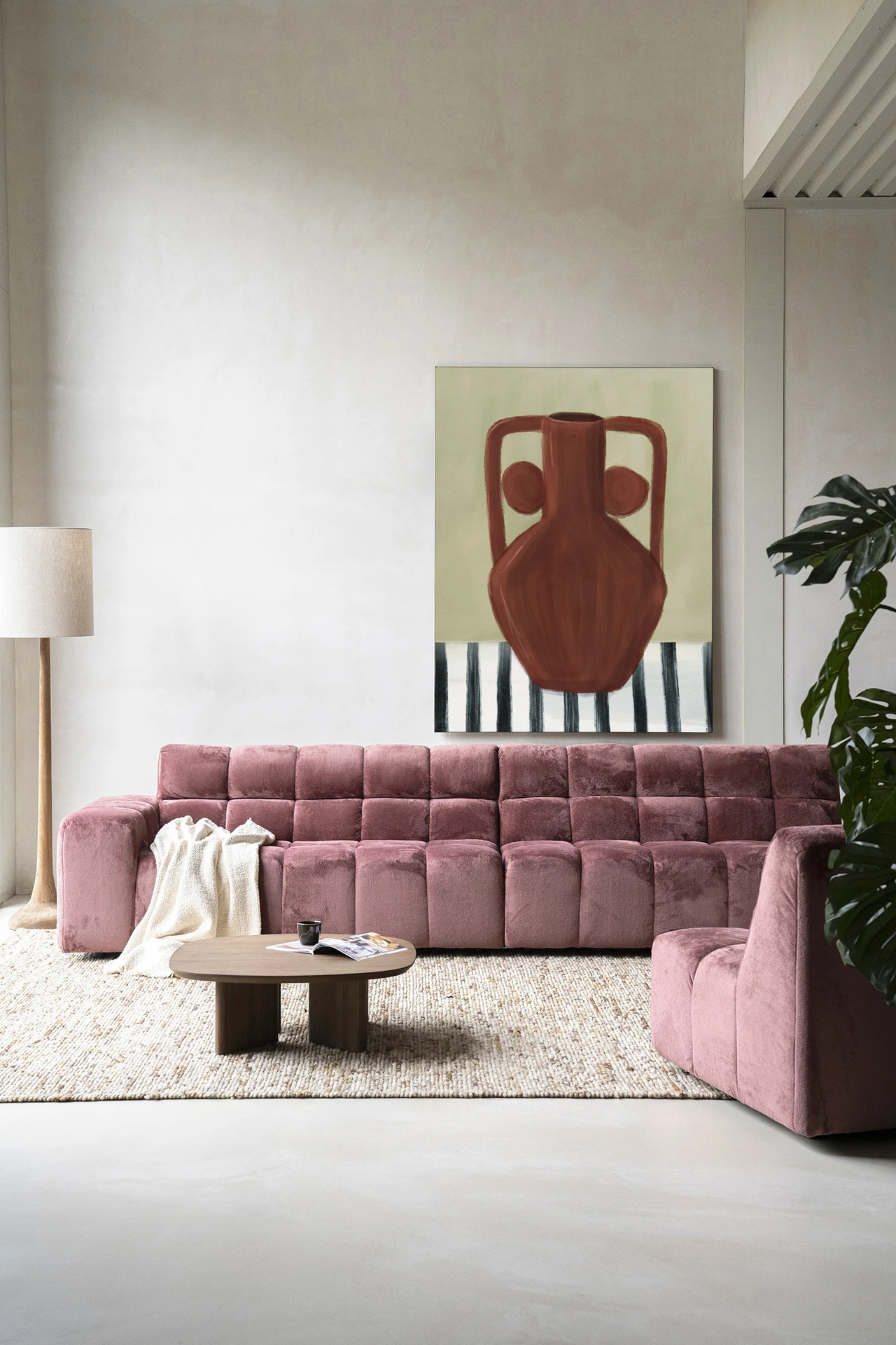 Wandkleed Vivid Vase 10 - Urban Cotton