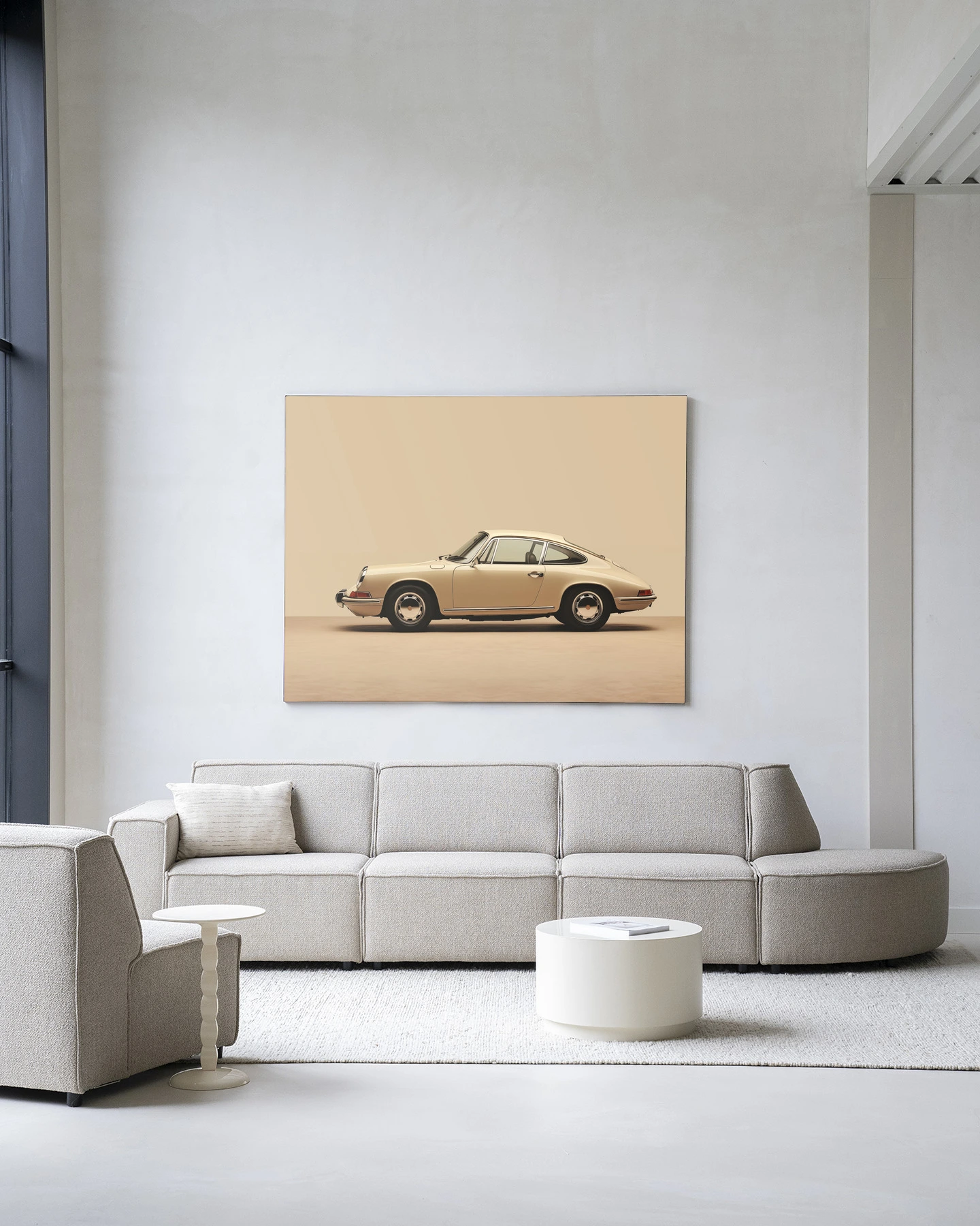 Wandkleed Vintage Porsche Beige - Urban Cotton