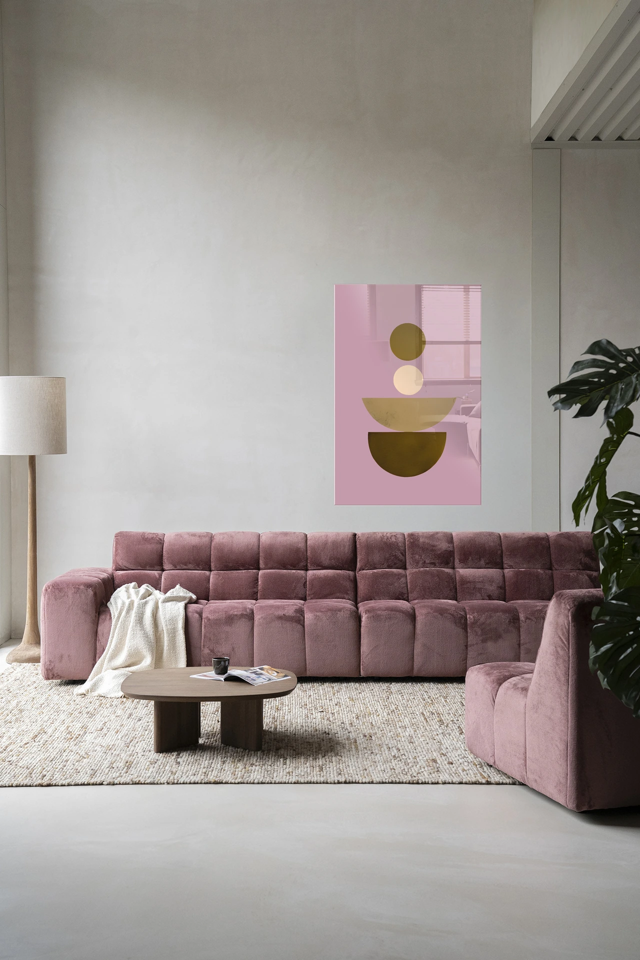 Wandkleed Forma 1 Lilac - Urban Cotton