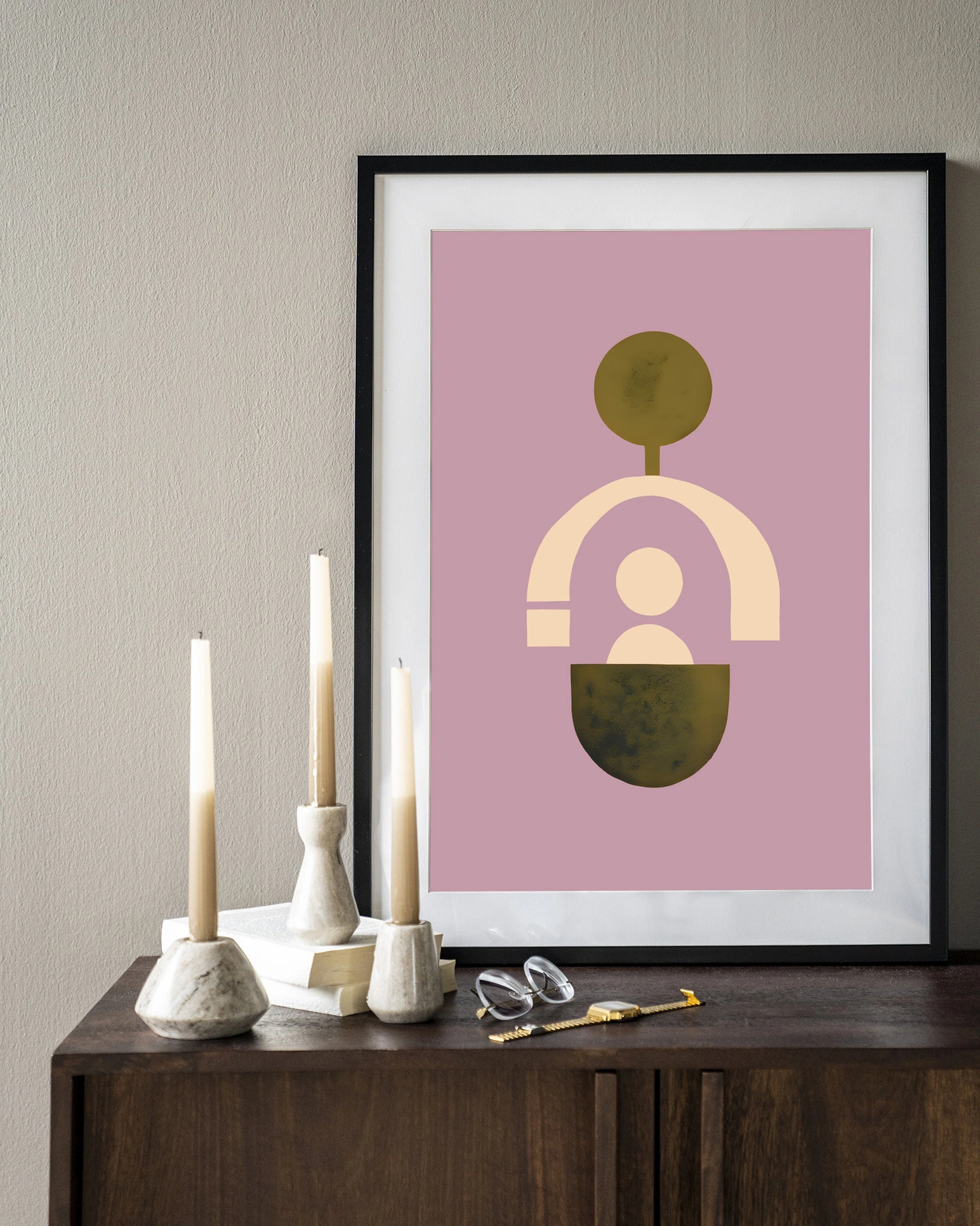 Wandkleed Forma 2 Lilac - Urban Cotton