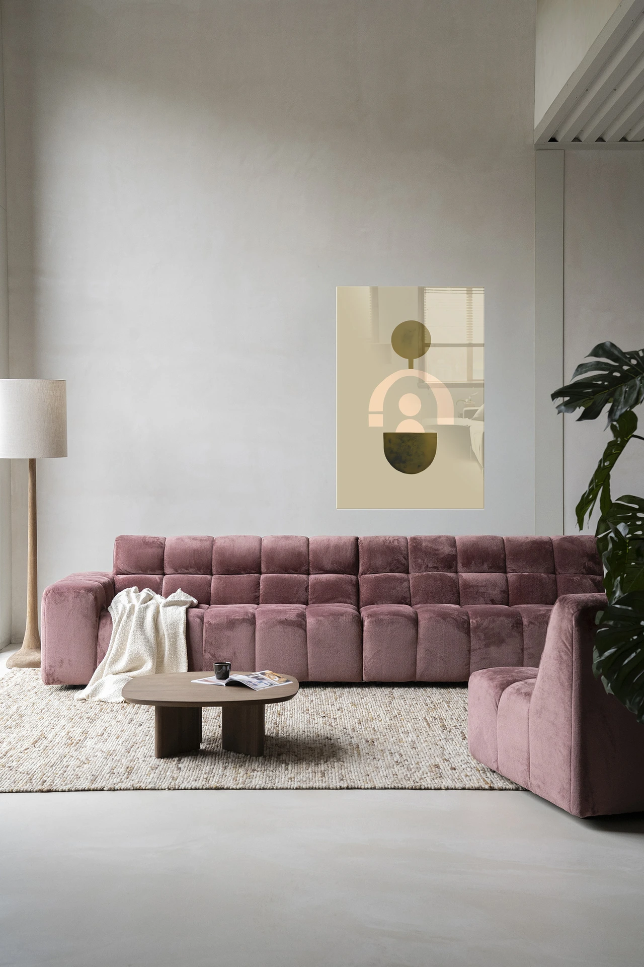 Wandkleed Forma 2 Beige - Urban Cotton
