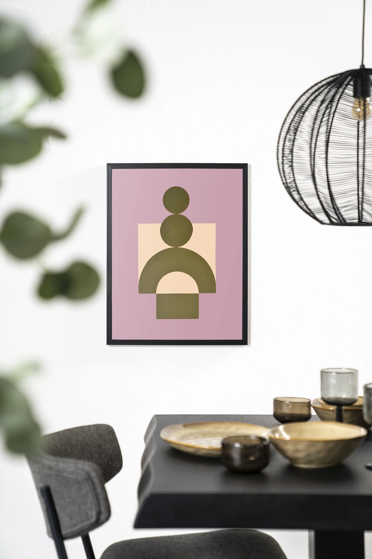 Wandkleed Forma 3 Lilac - Urban Cotton