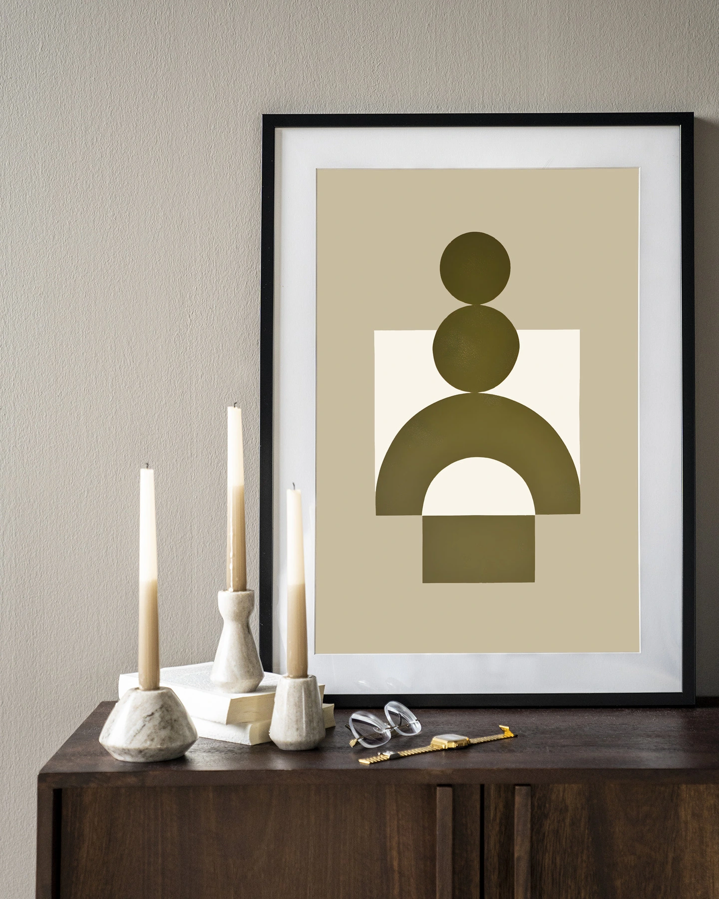 Wandteppich Forma 3 Beige - Urban Cotton