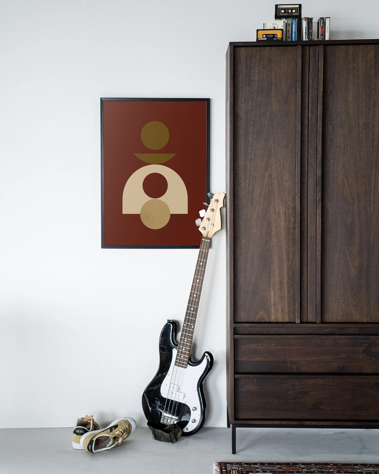 Wandkleed Forma 4 Red - Urban Cotton