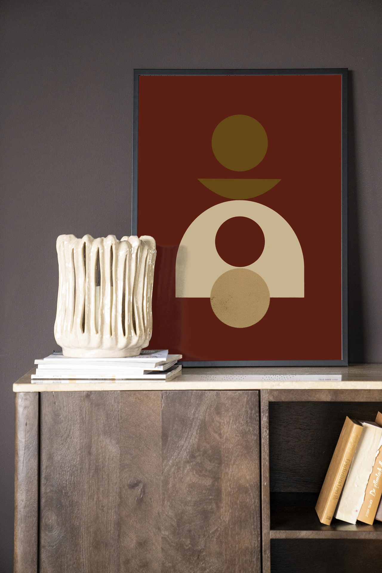 Wandkleed Forma 4 Red - Urban Cotton