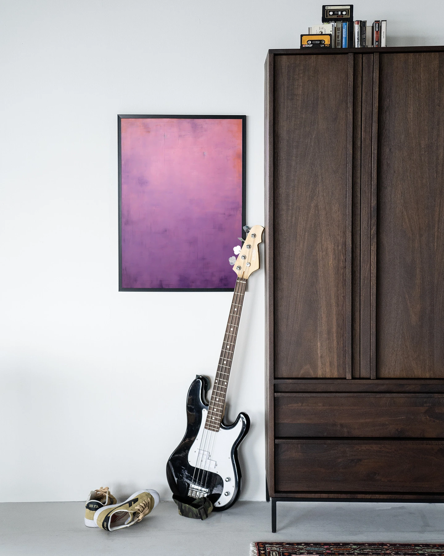 Wandkleed Purple - Urban Cotton