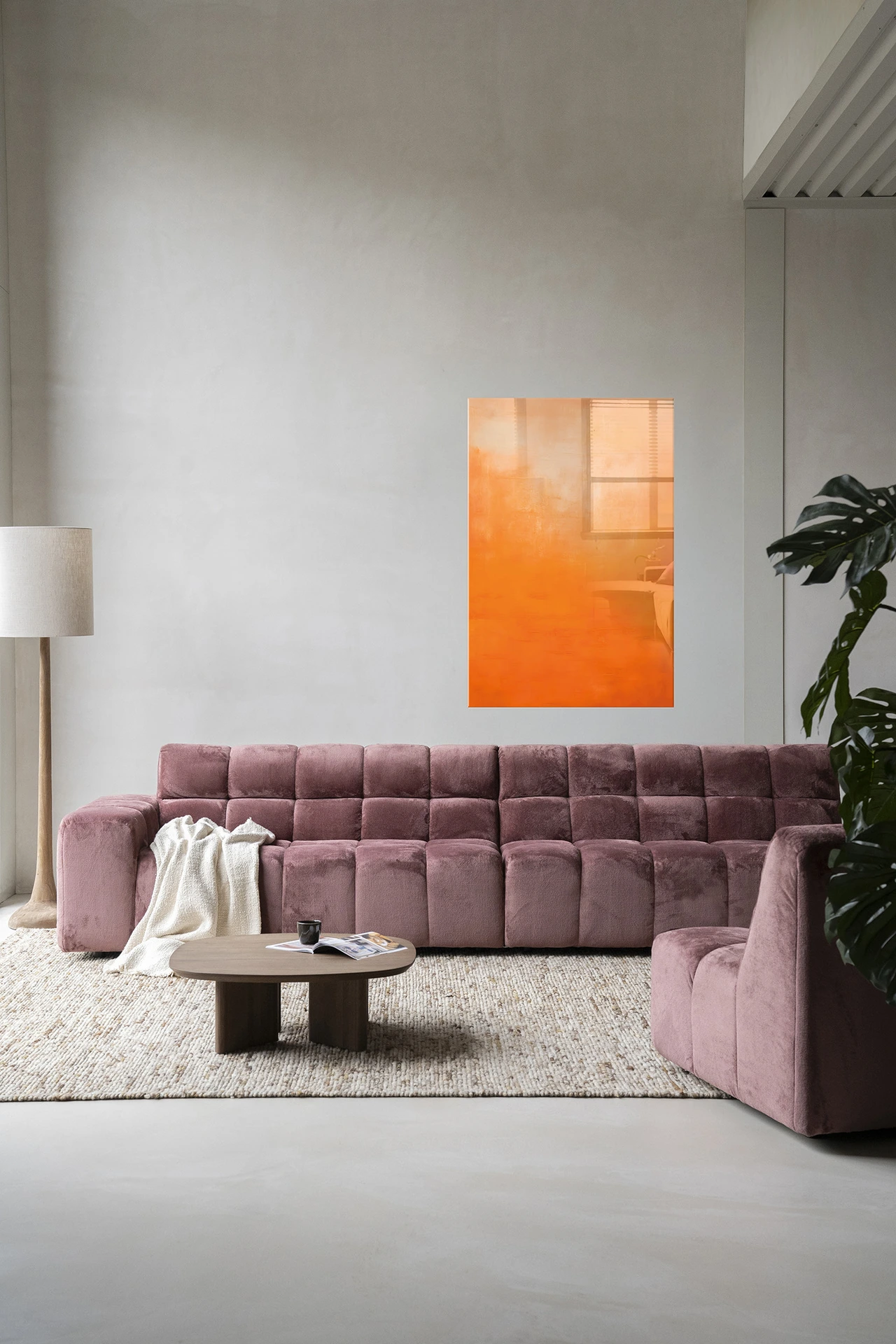 Wandkleed Orange - Urban Cotton
