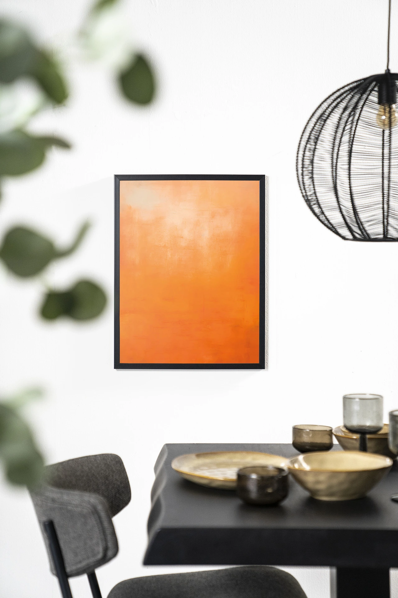 Wandkleed Orange - Urban Cotton