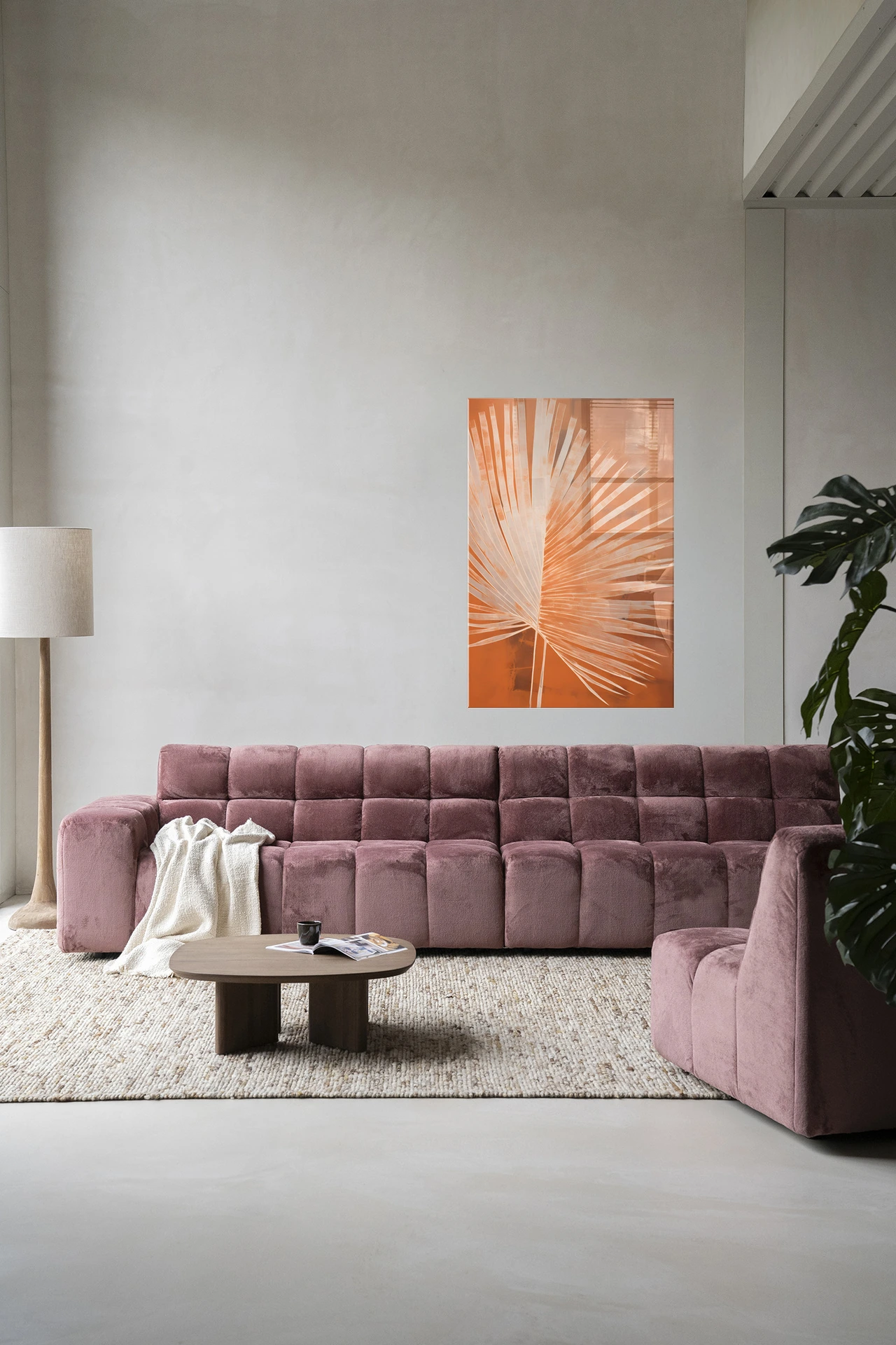 Wandkleed Rusty Palm - Urban Cotton