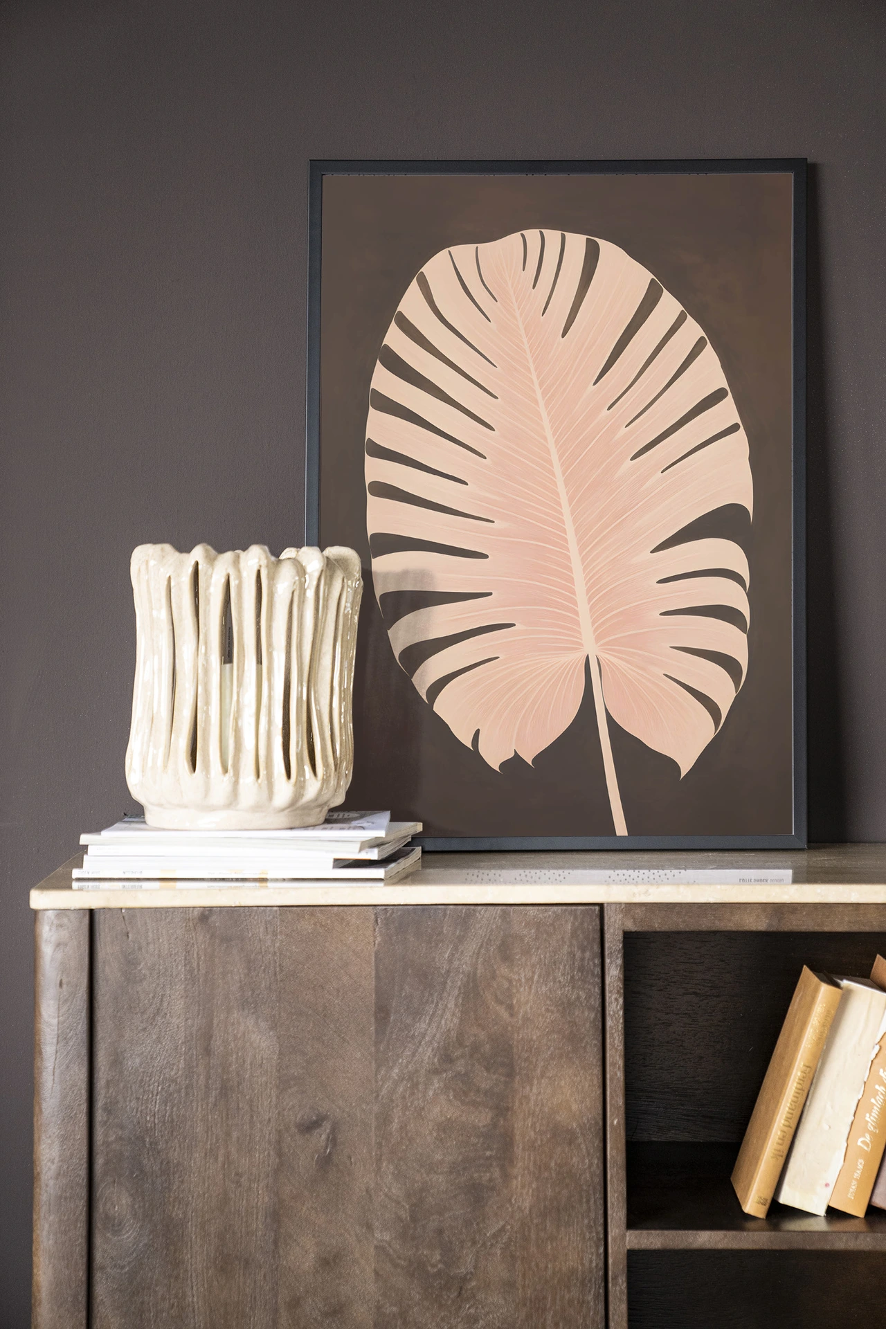 Kunstdruck Pink Leaf - Urban Cotton