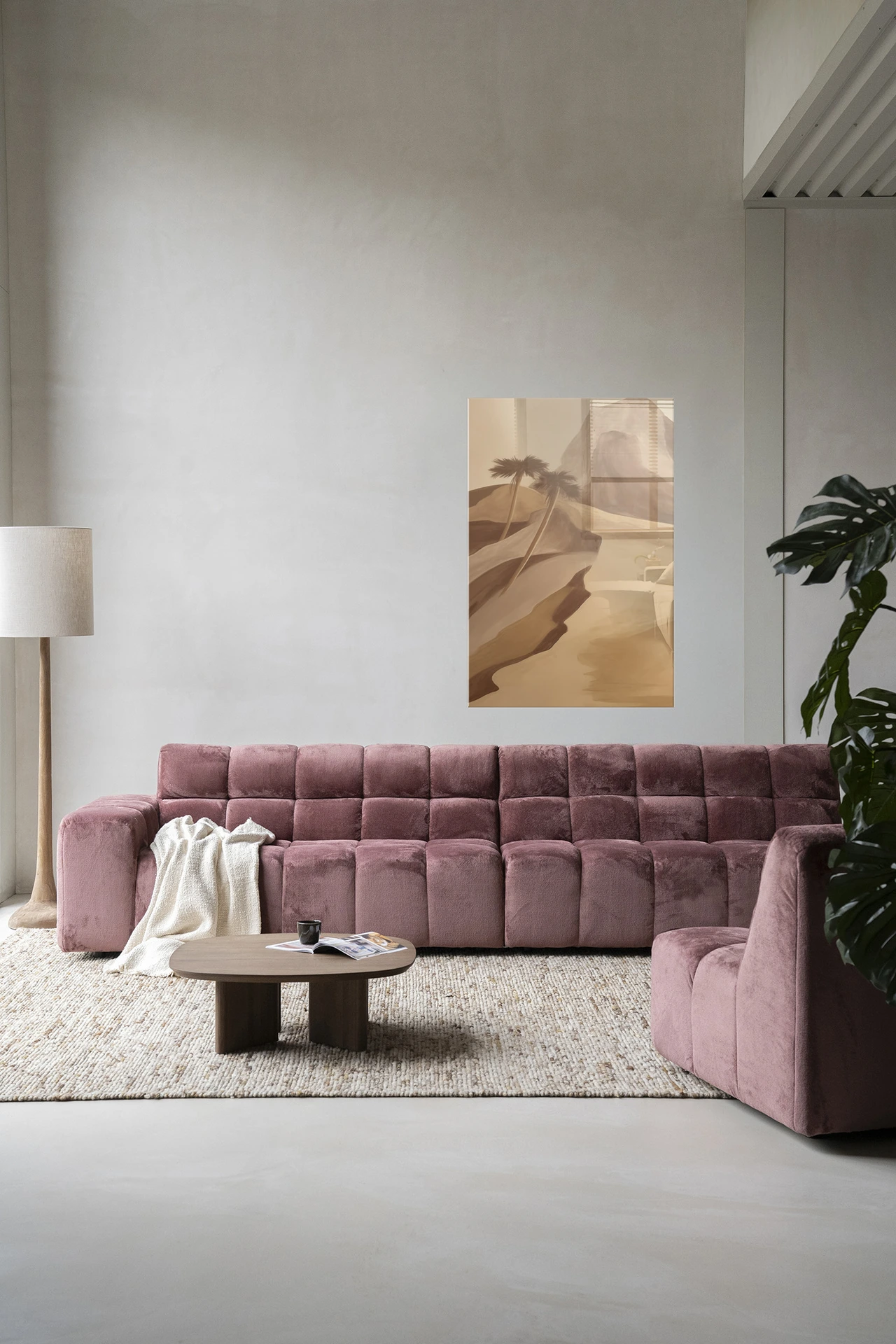 Wandkleed Rocky Palm - Urban Cotton