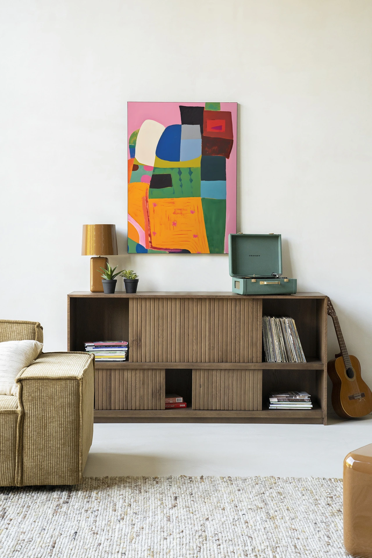 Wandkleed Fields of Colour - Urban Cotton