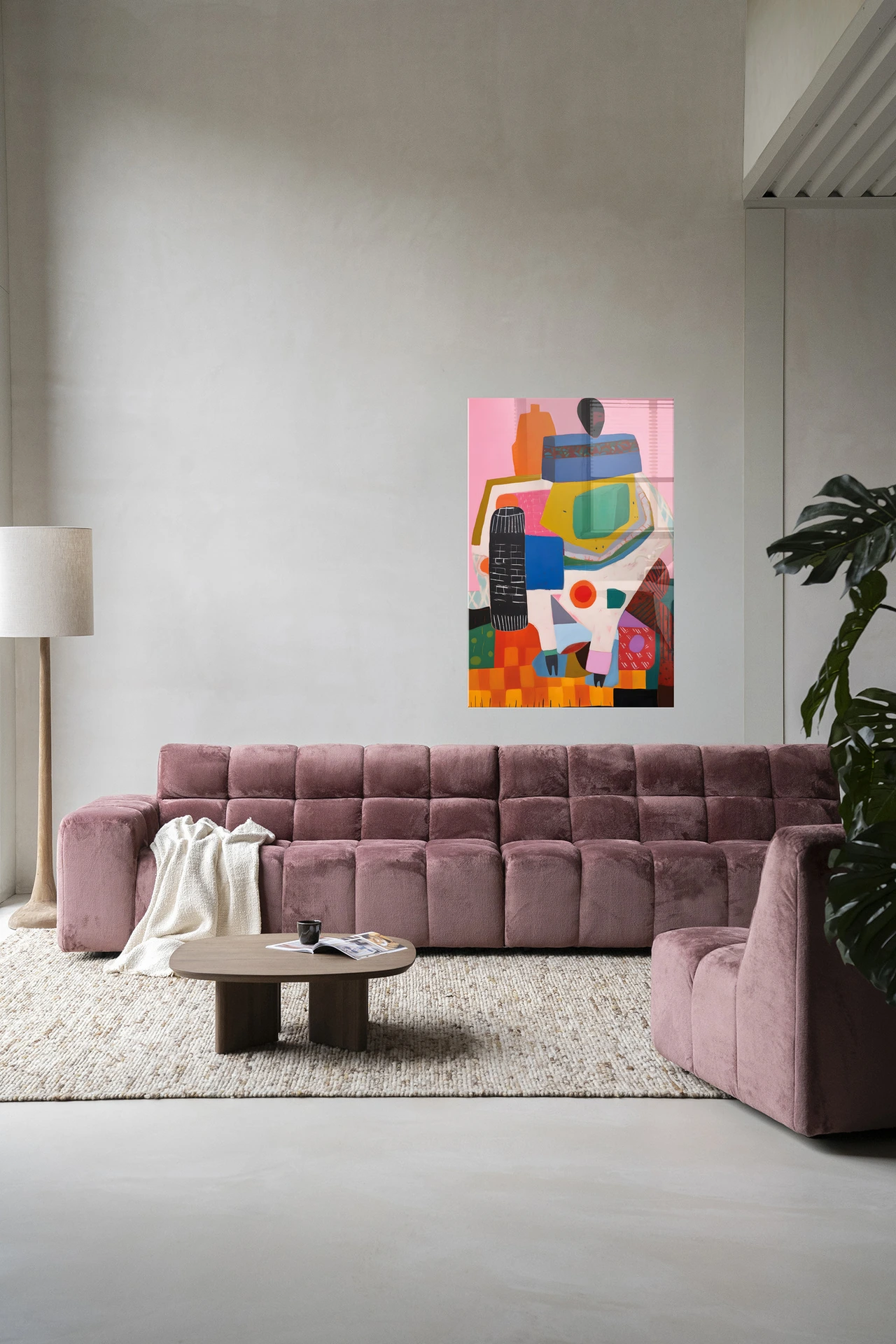 Wandkleed Battle of Colour - Urban Cotton