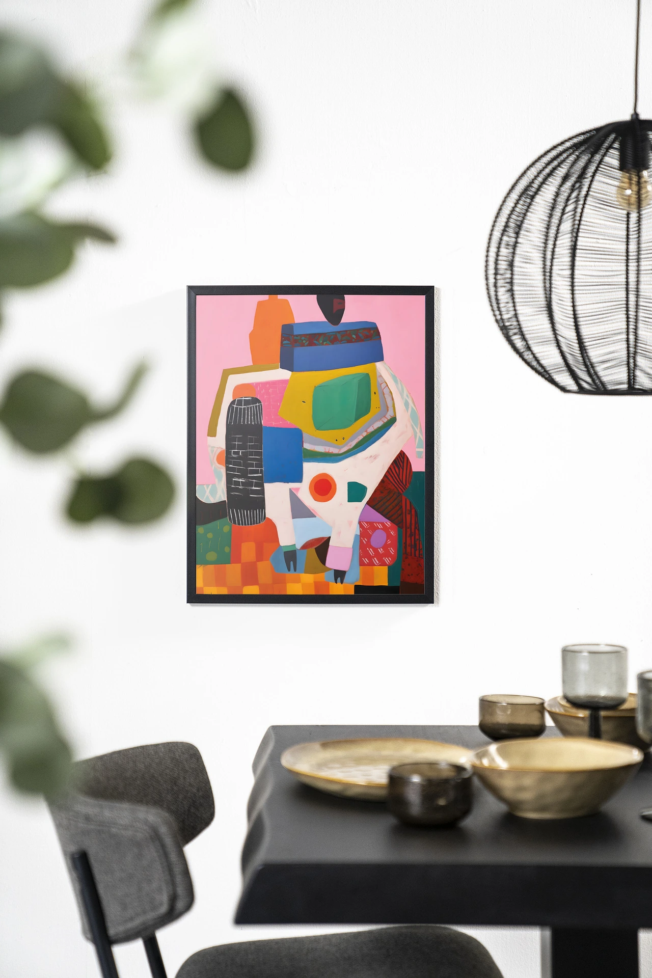 Wandkleed Battle of Colour - Urban Cotton