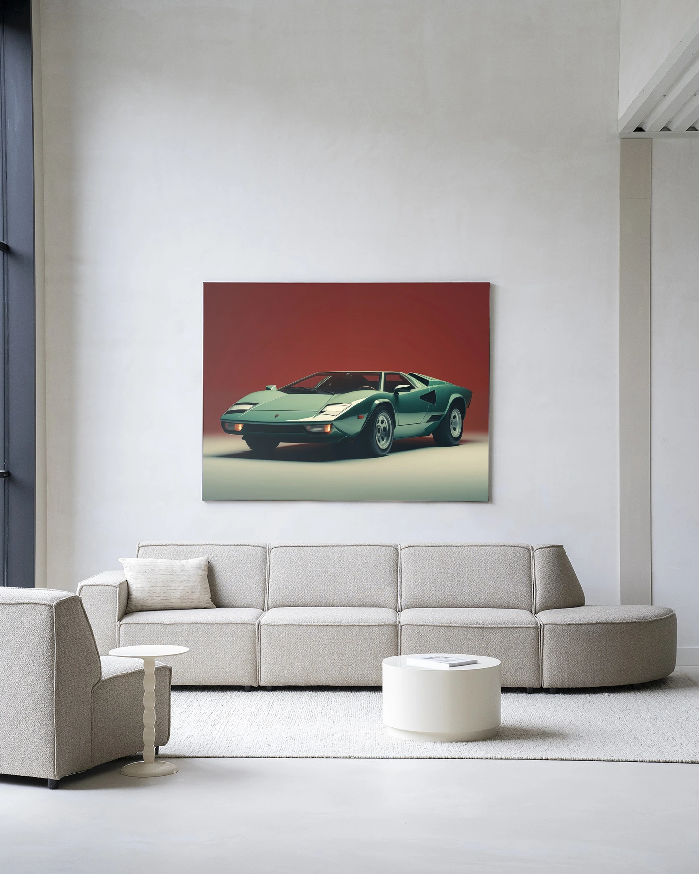 Wandkleed Vintage Lamborghini - Urban Cotton