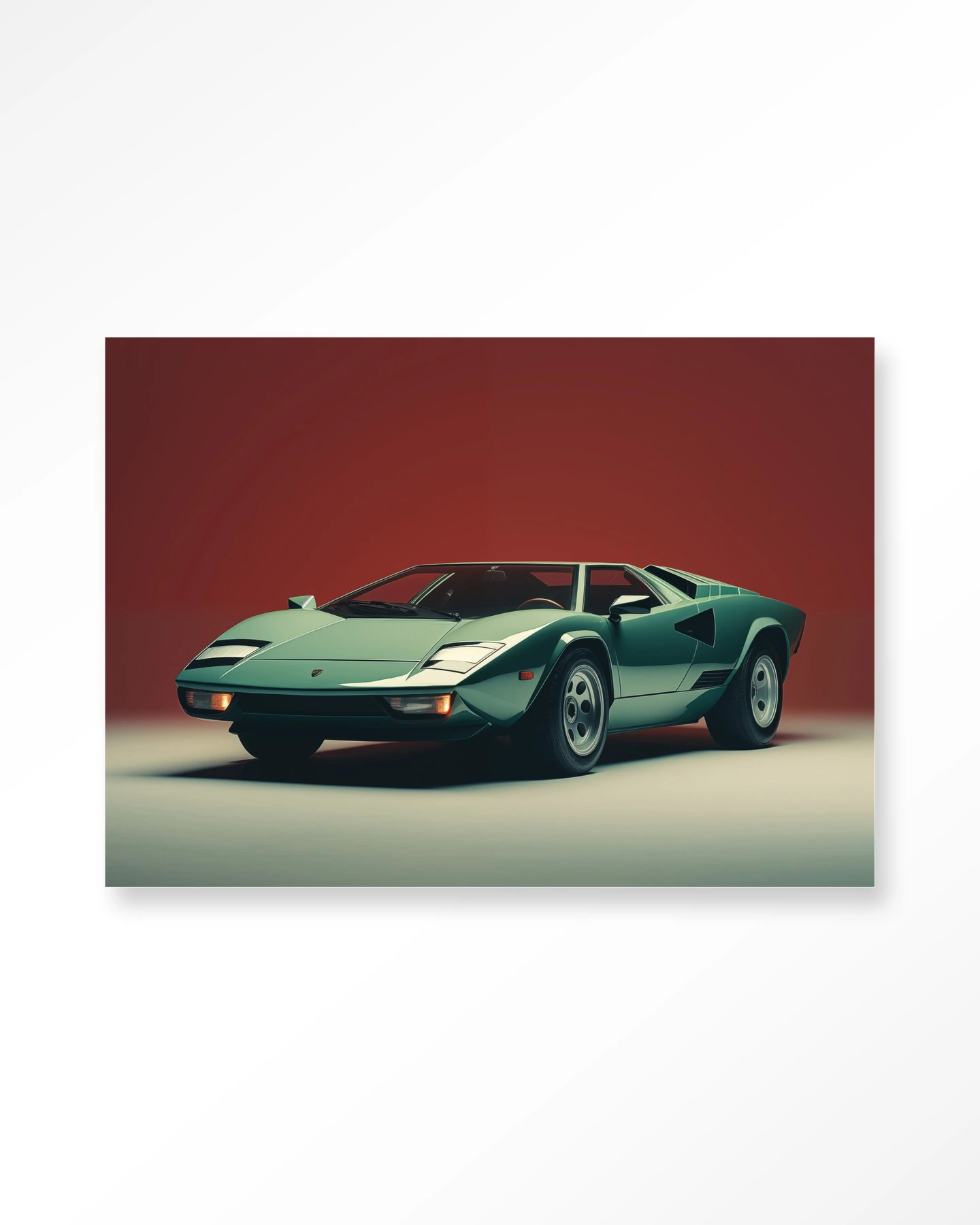 Wandkleed Vintage Lamborghini - Urban Cotton