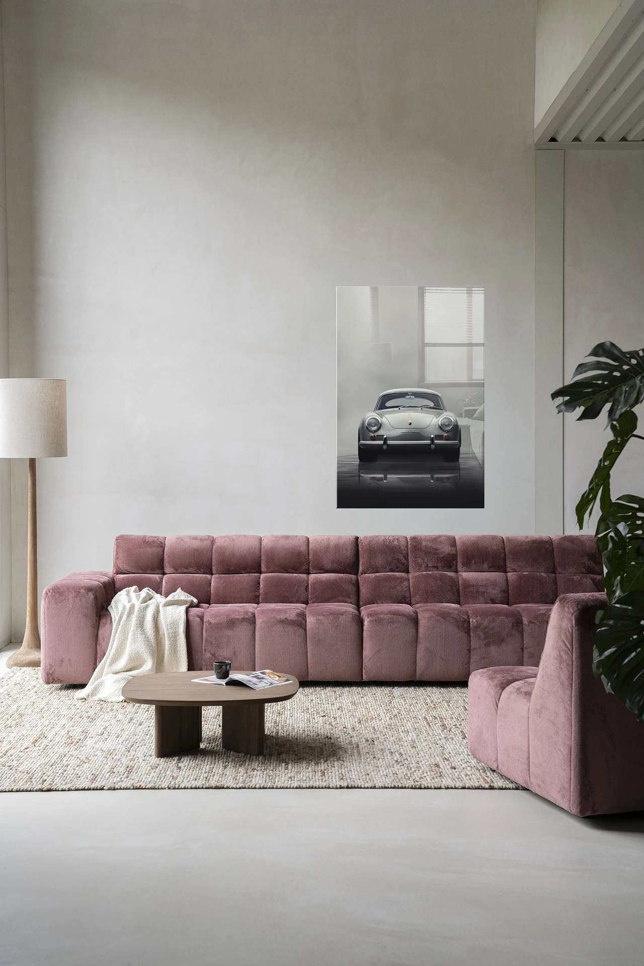 Wandkleed Smokey Car - Urban Cotton