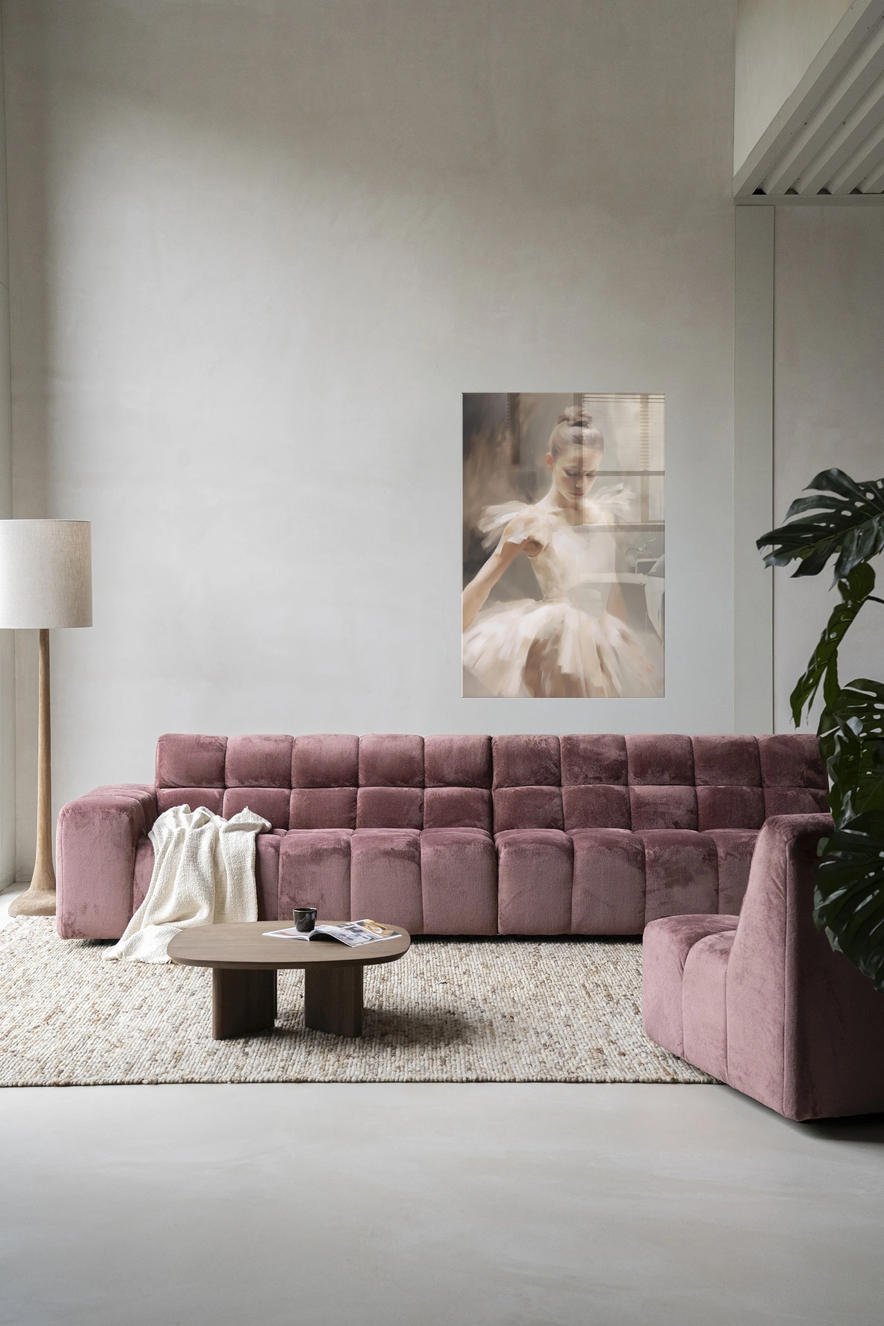 Wandkleed Posing Ballerina - Urban Cotton