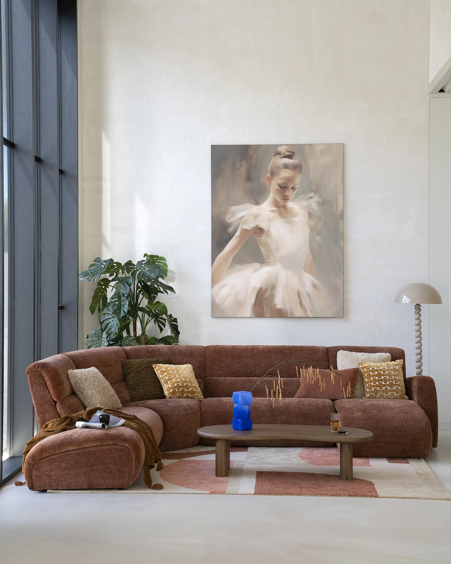 Wandkleed Posing Ballerina - Urban Cotton