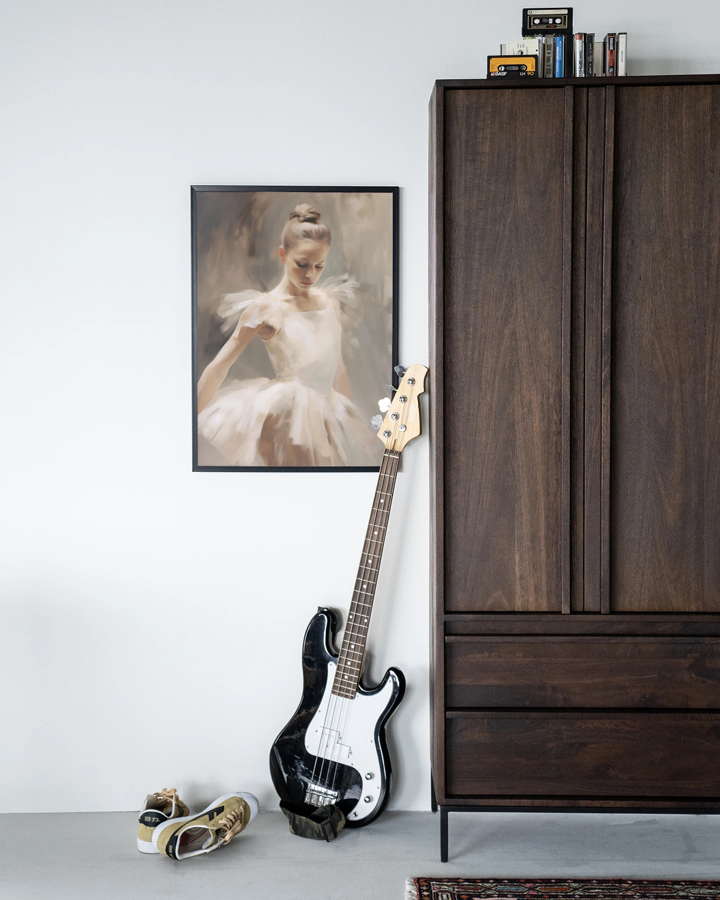 Wandkleed Posing Ballerina - Urban Cotton
