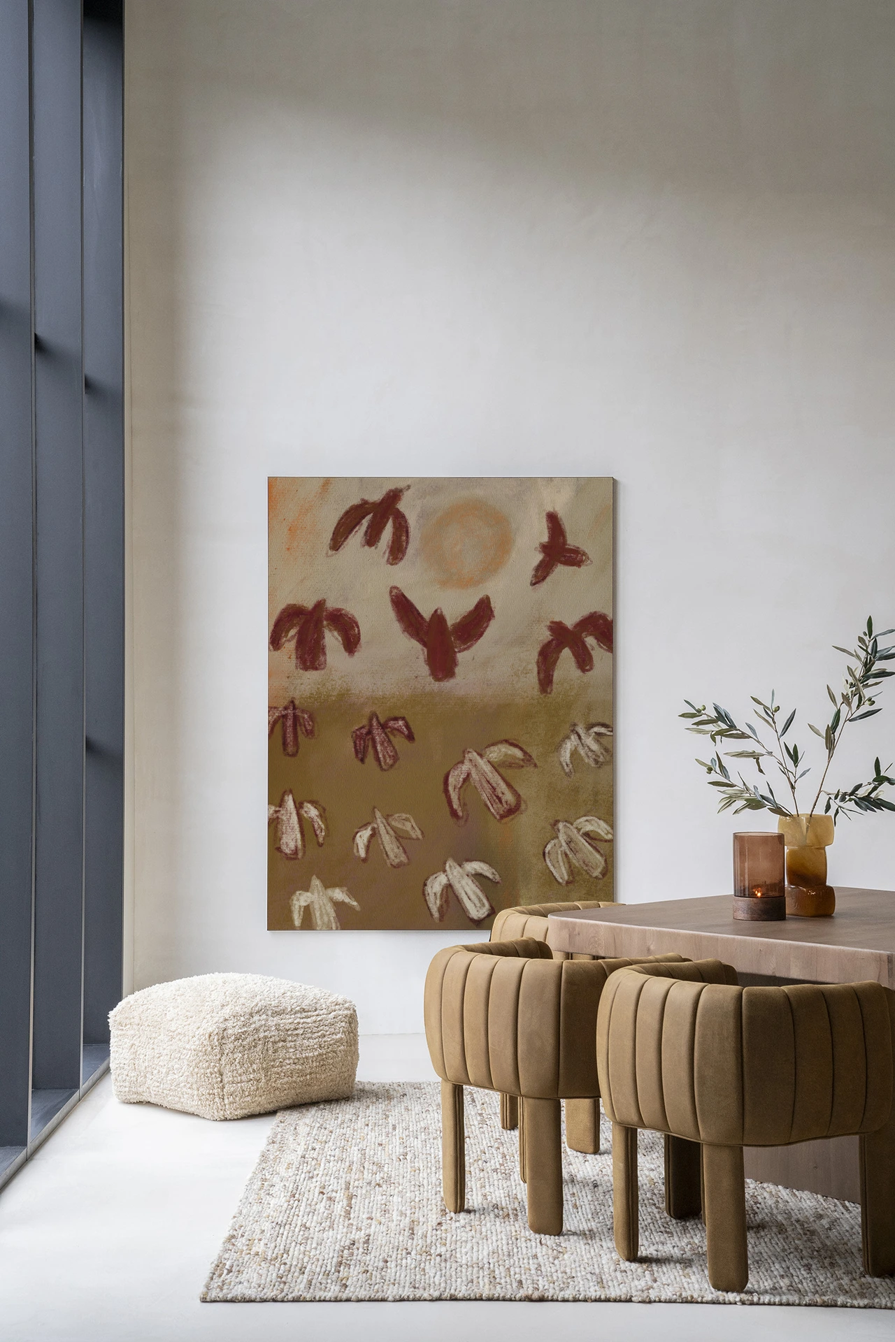 Wandkleed Sunbirds - Urban Cotton