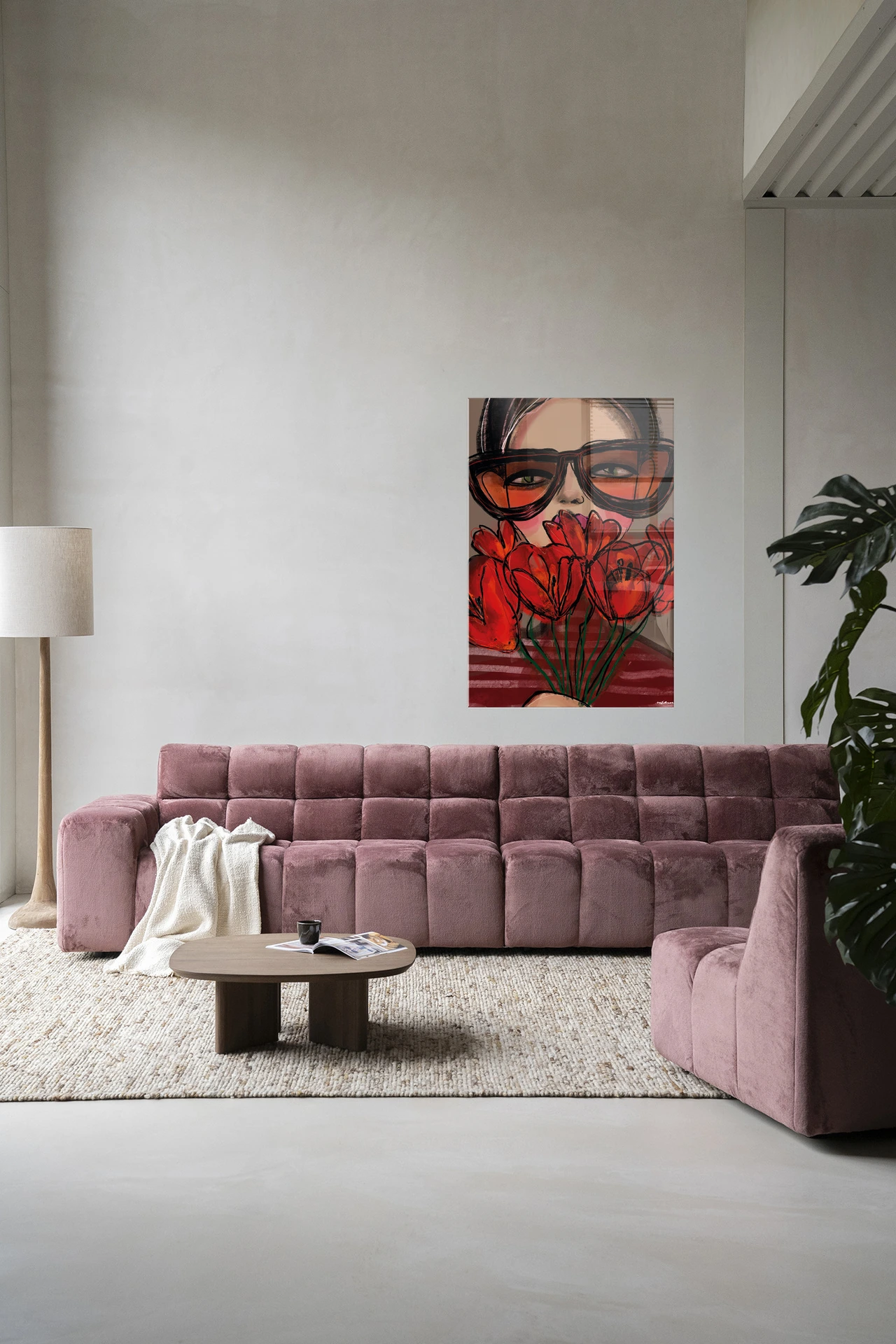 Wandkleed Poppy - Urban Cotton