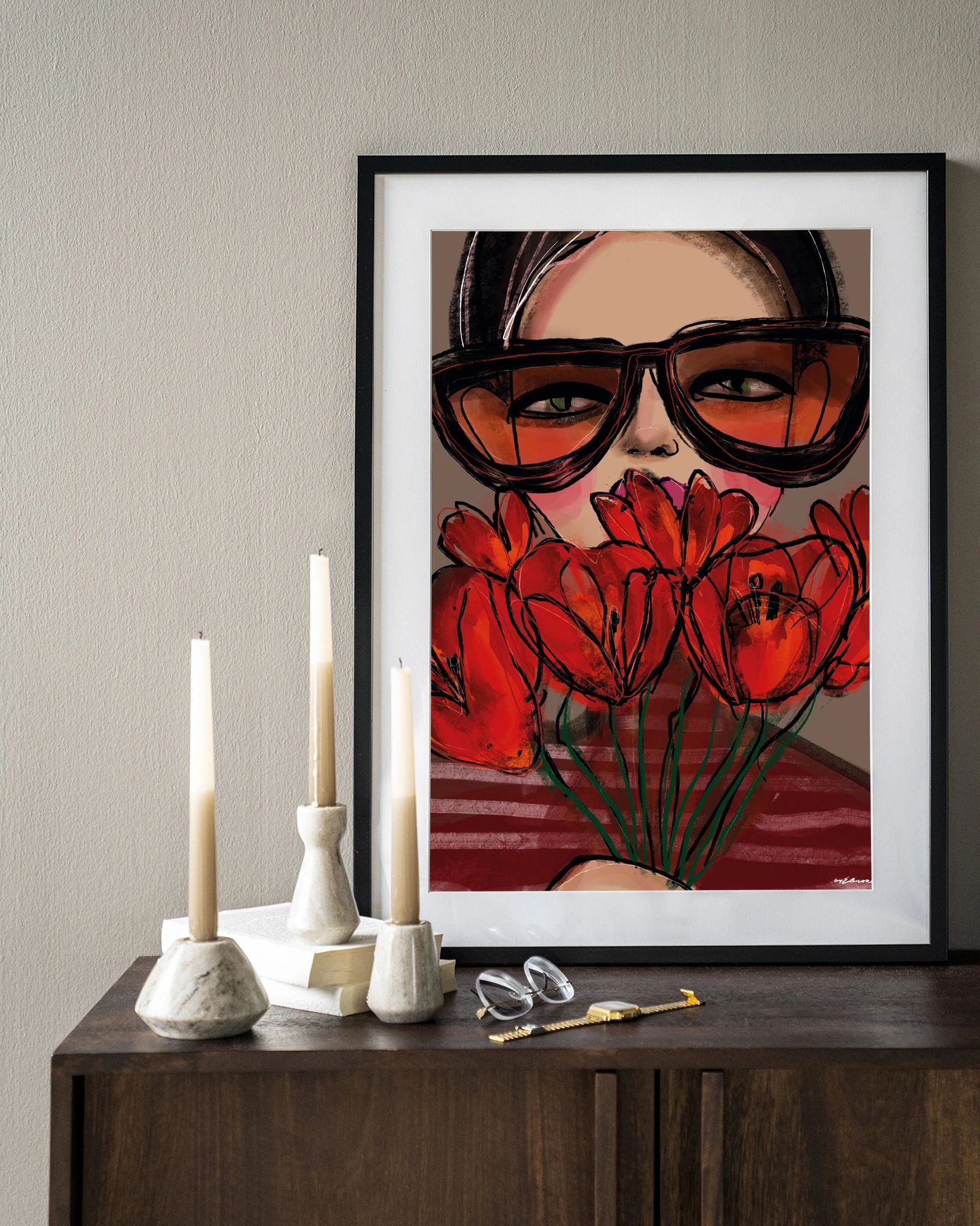 Wandkleed Poppy - Urban Cotton