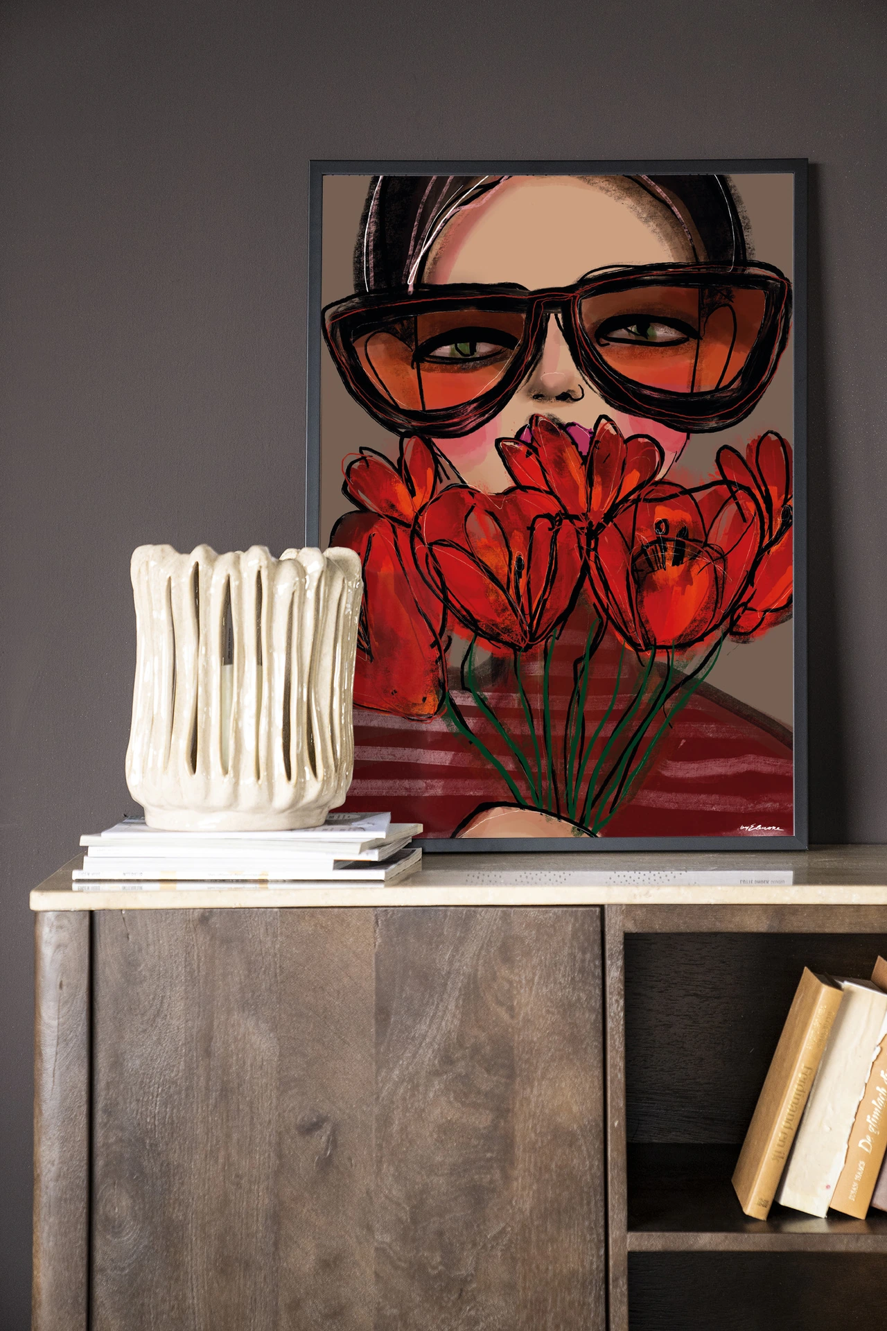 Wandkleed Poppy - Urban Cotton