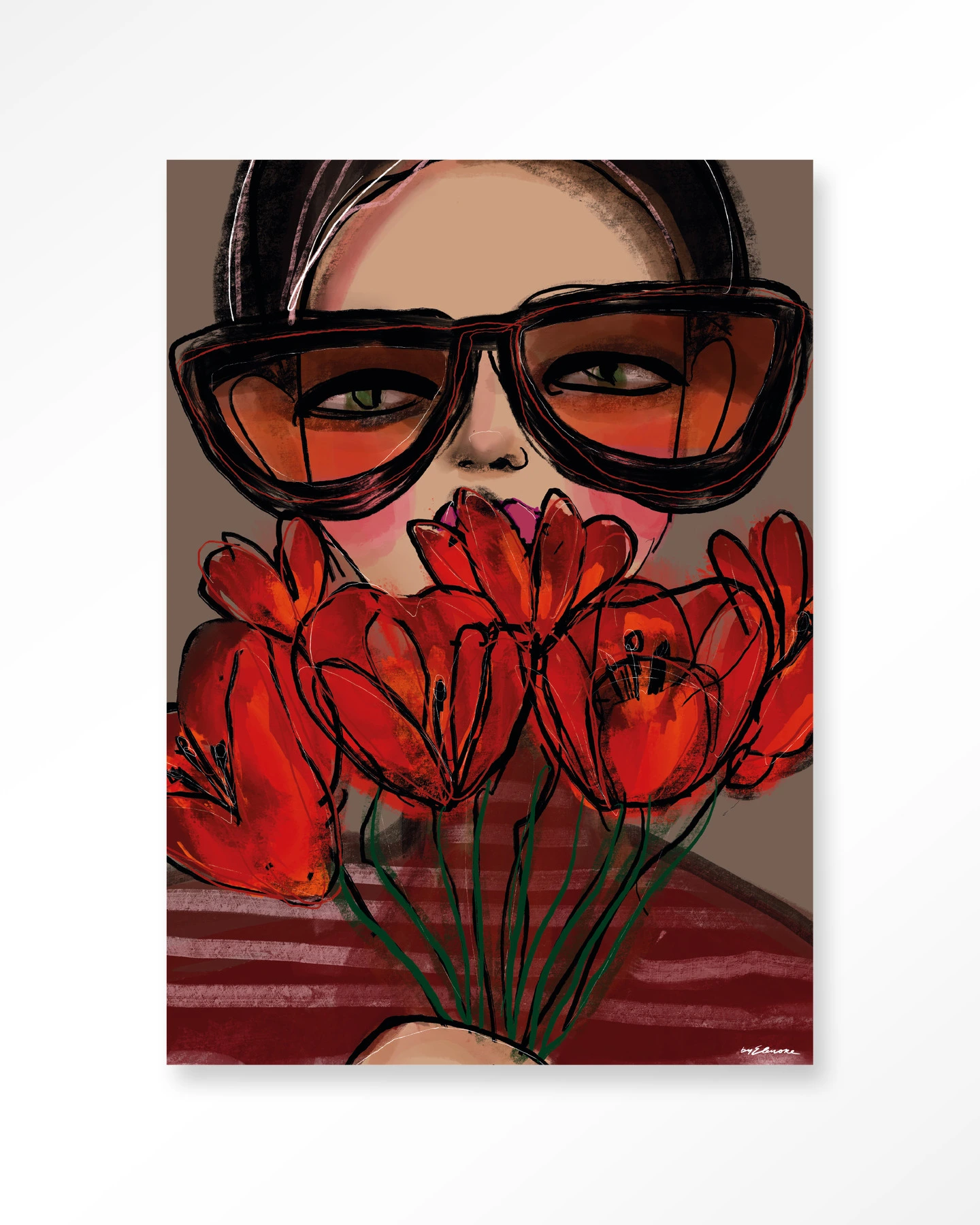 Wandkleed Poppy - Urban Cotton